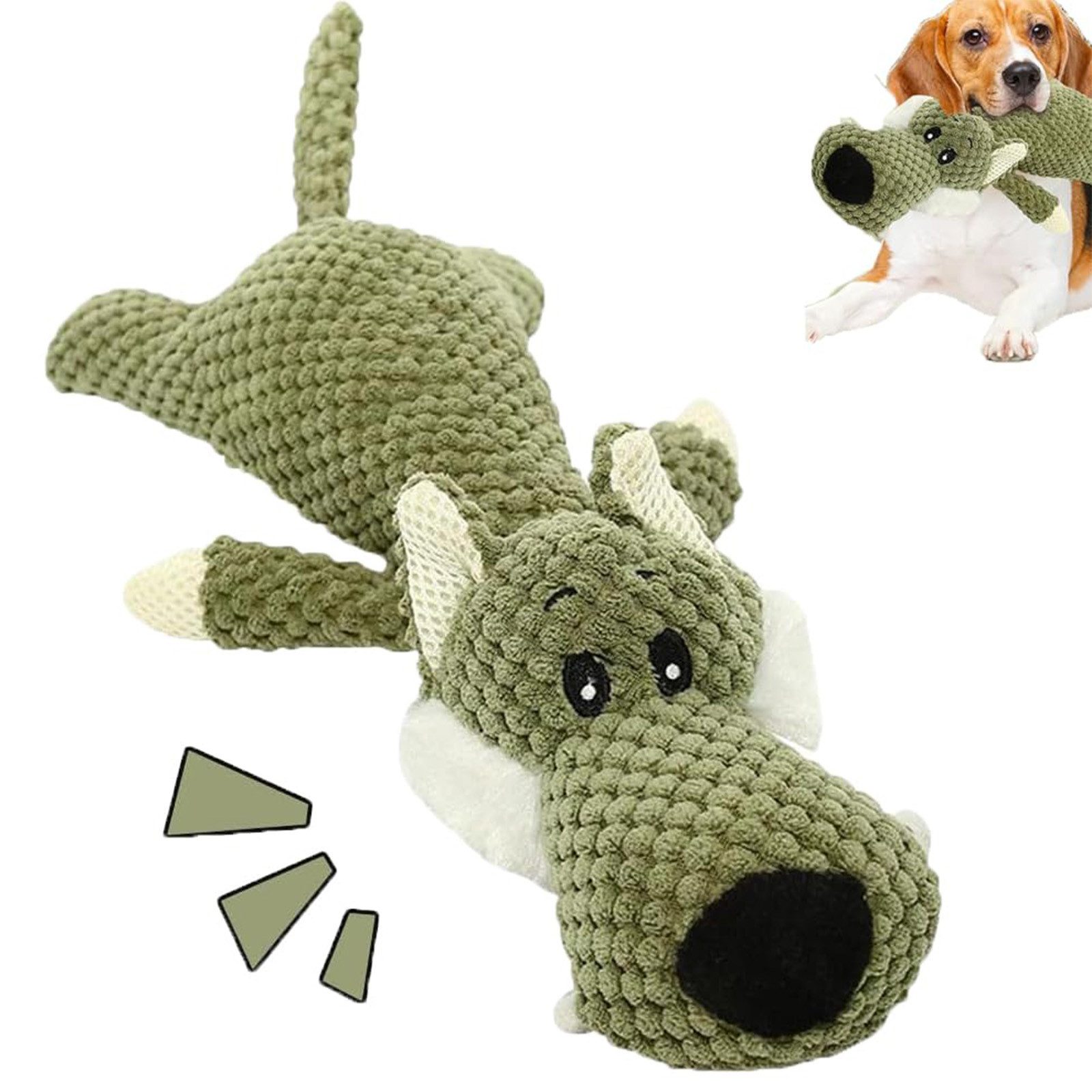 OKWISH Tierkuscheltier Interaktives Hundespielzeug Kauspielzeug Hund, günstig online kaufen