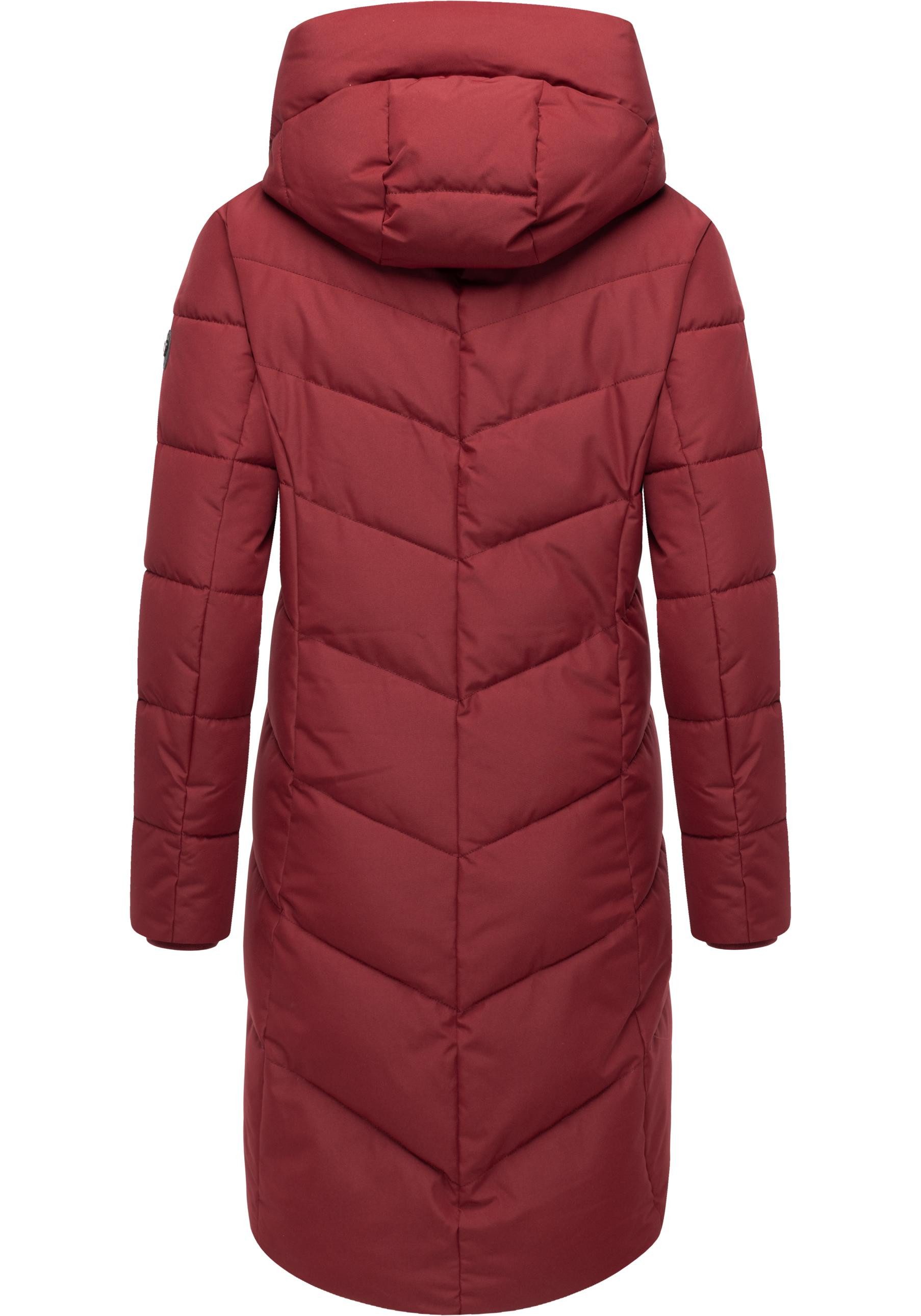 Ragwear Steppmantel Natalin YOUMODO Warmer Damen Wintermantel mit V-Steppung und Kapuze – Bild 3 von 5