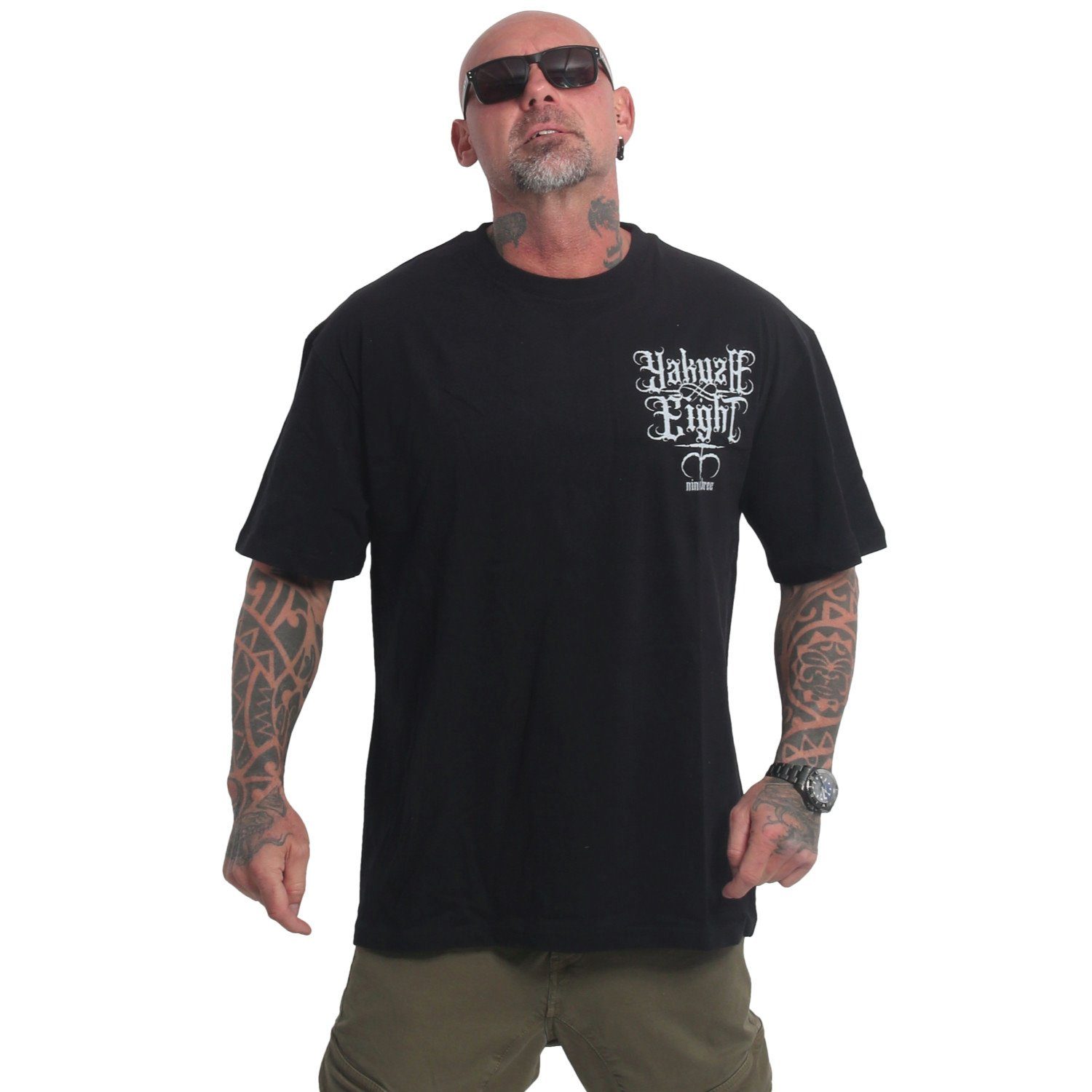 YAKUZA Oversize-Shirt Monkeys im Oversized Look