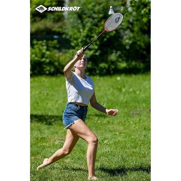 Schildkröt Funsports Badmintonschläger Set 2 Spieler, Spielset Schläger Bälle Tasche