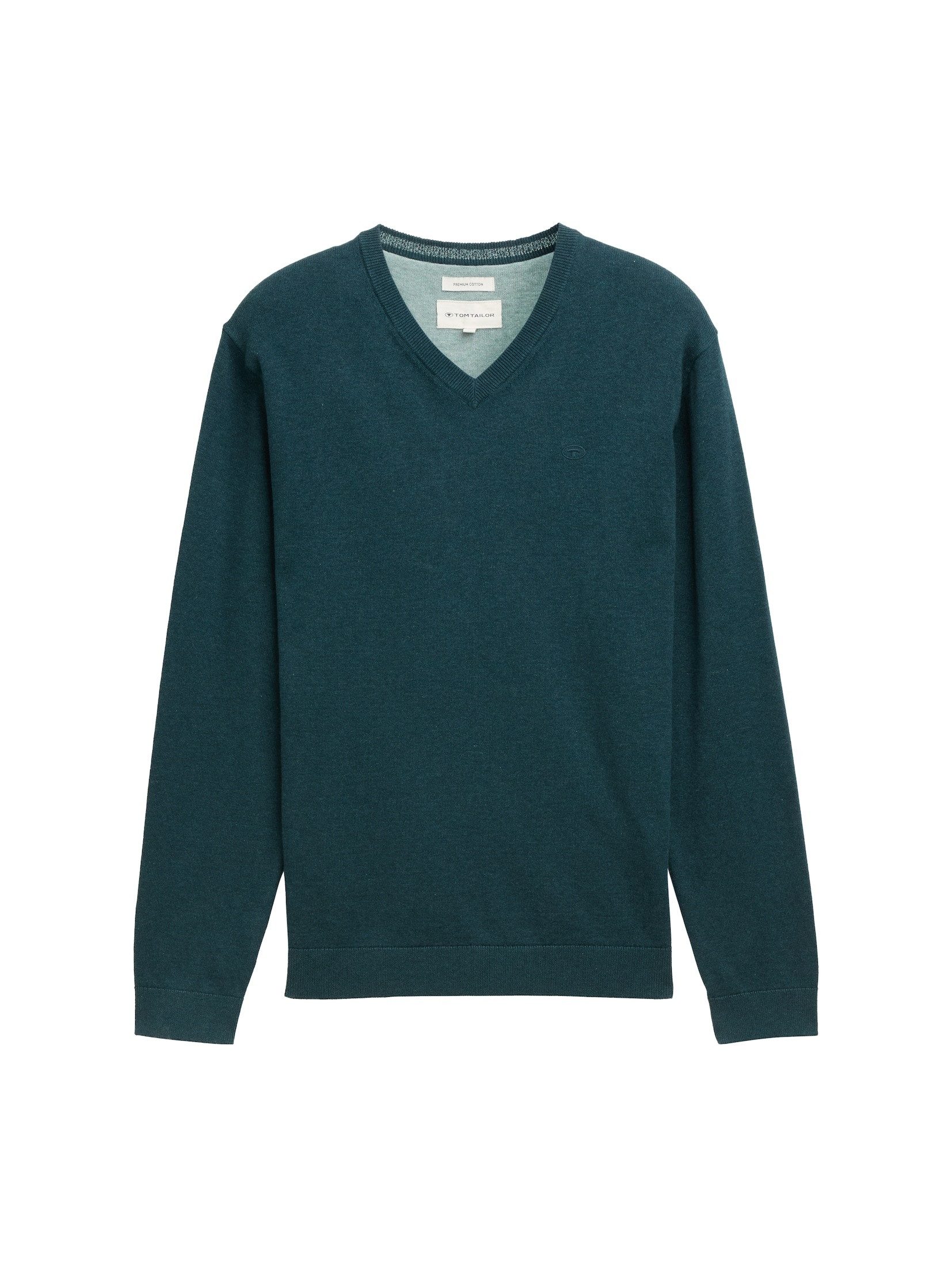 TOM TAILOR Strickpullover Strickpullover mit V-Ausschnitt günstig online kaufen