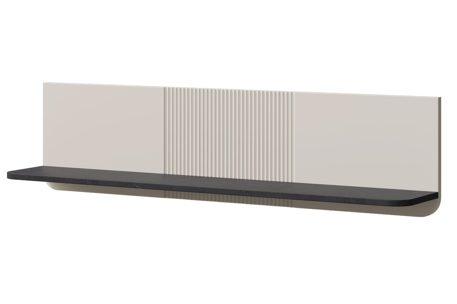Feldmann-Wohnen Wandboard Marly, mit Ablagaboden 1-tlg., 120x30x22cm Kaschmir / Graustein