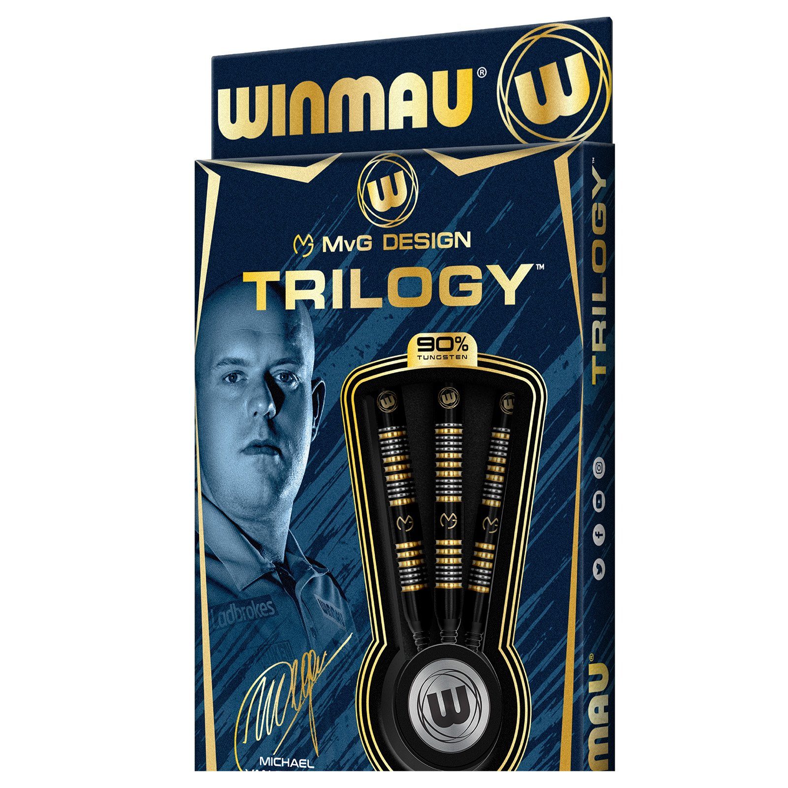 Winmau Dartpfeil Softdart Winmau MvG Trilogy - 2646 - 20g