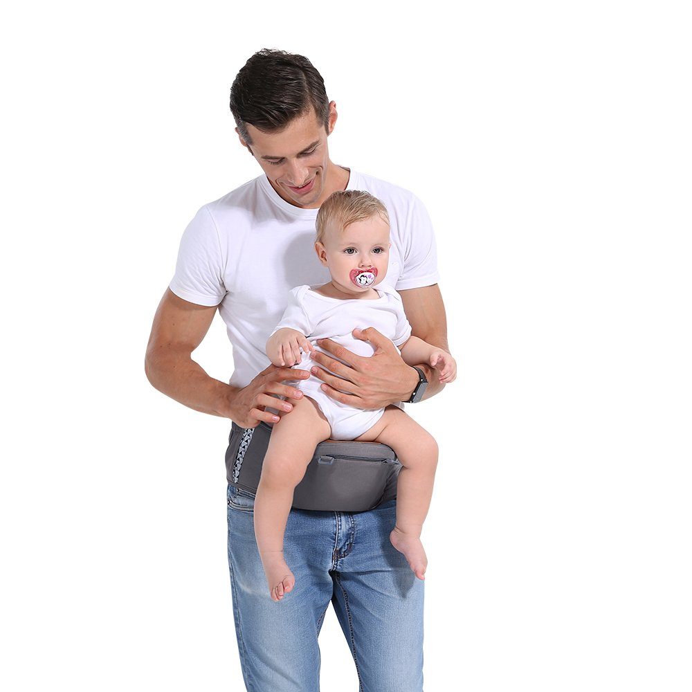 3in1 Ergonomische Babytrage Kindertrage Bauchtrage Rückentrage Hüftsitz 