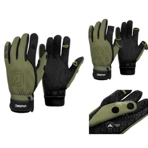 Delphin.sk Neoprenhandschuhe Neoprenhandschuhe Delphin RWR Free Angeln Thermo Outdoor Jagd Abnehmbare Teile am Ende des Daumens und des Zeigefingers