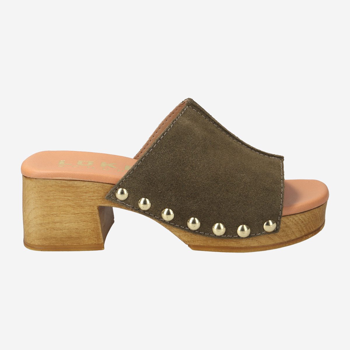 Lüke Schuhe DARIA MILITARY, Sandaletten in Grün für Damen Sandalette