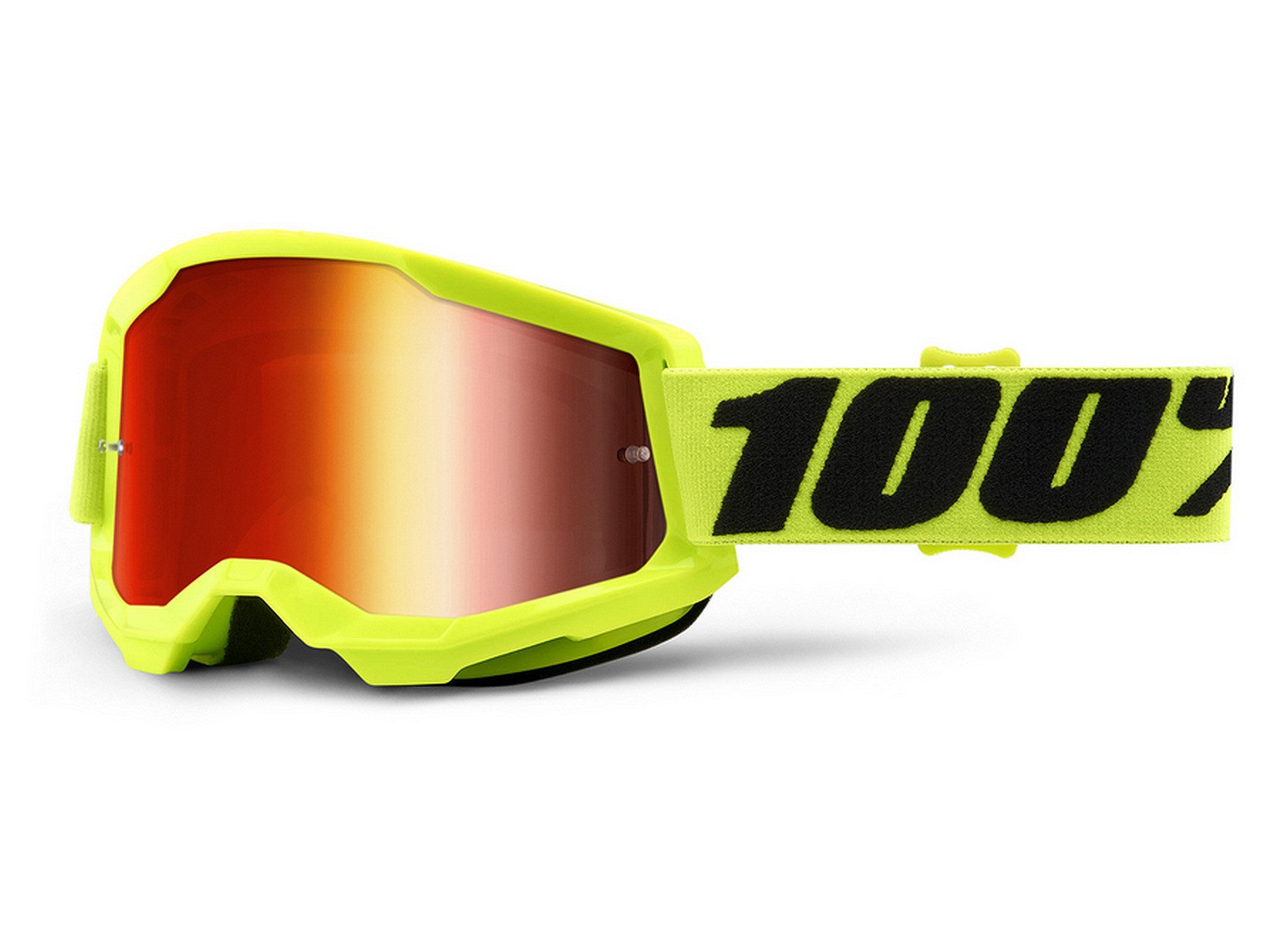 100% Fahrradbrille, MTB-Brille Goggle Strata 2 - Mirror Lens