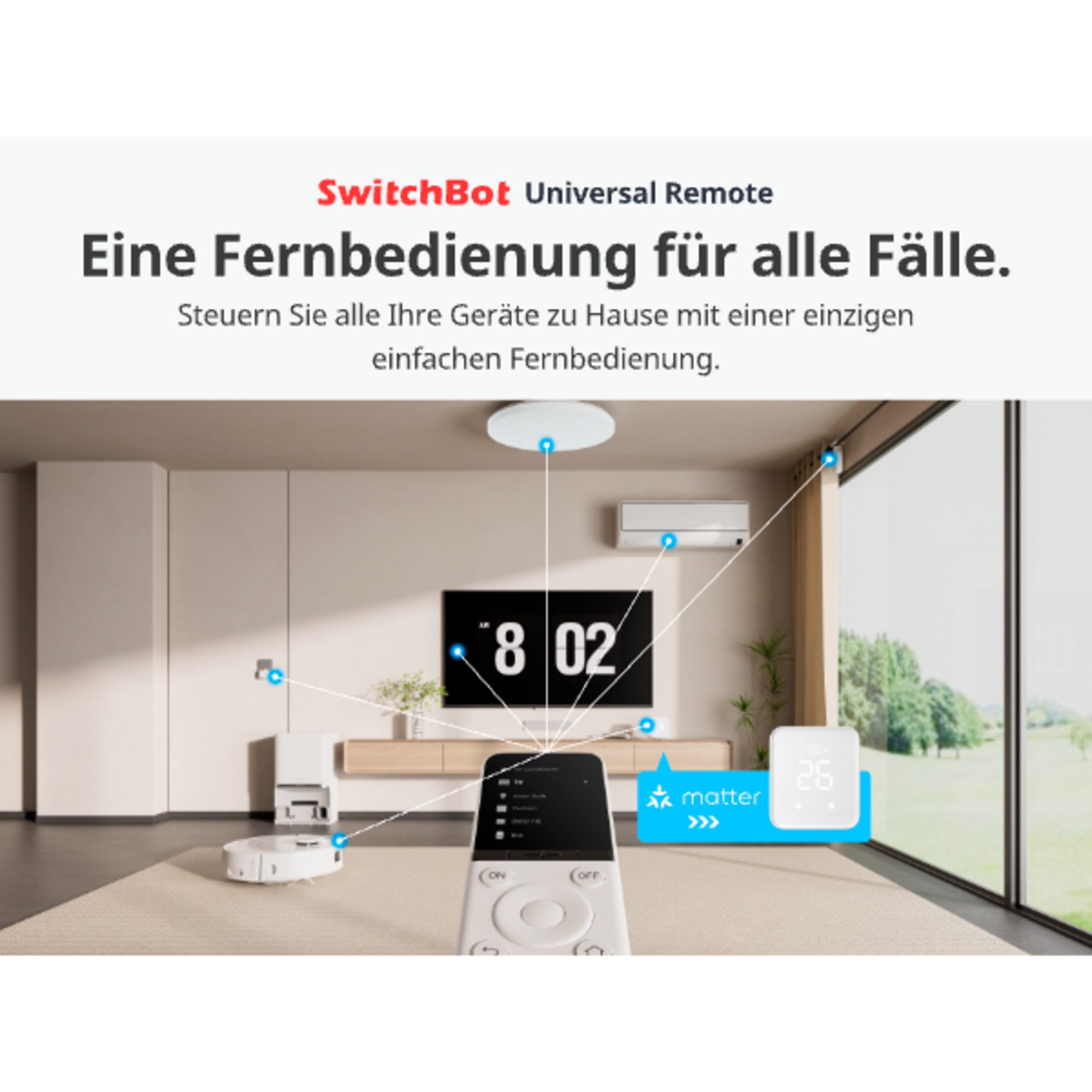 SwitchBot SwitchBot Universal Remote, Fernbedienung Fernbedienung