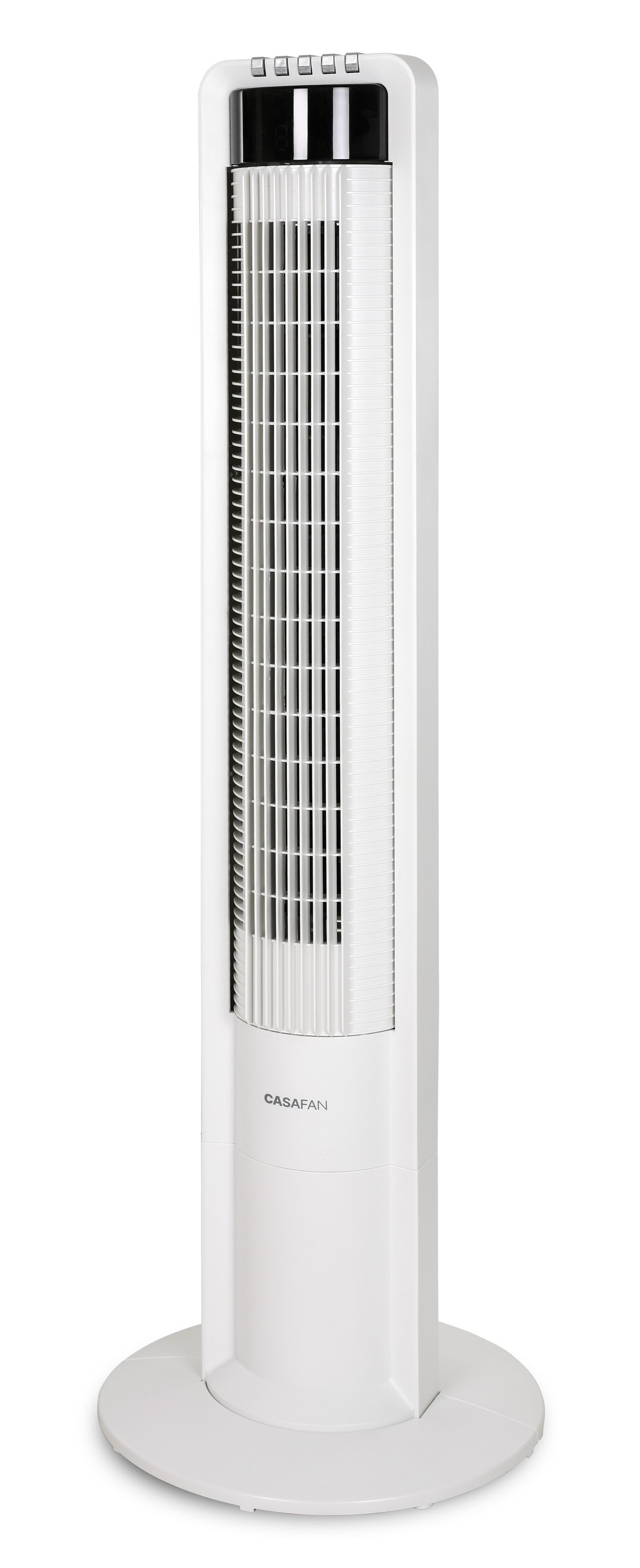 CasaFan Standventilator DC Turmventilator Airos Eco Tower Weiß mit Fernbedienung, Timer