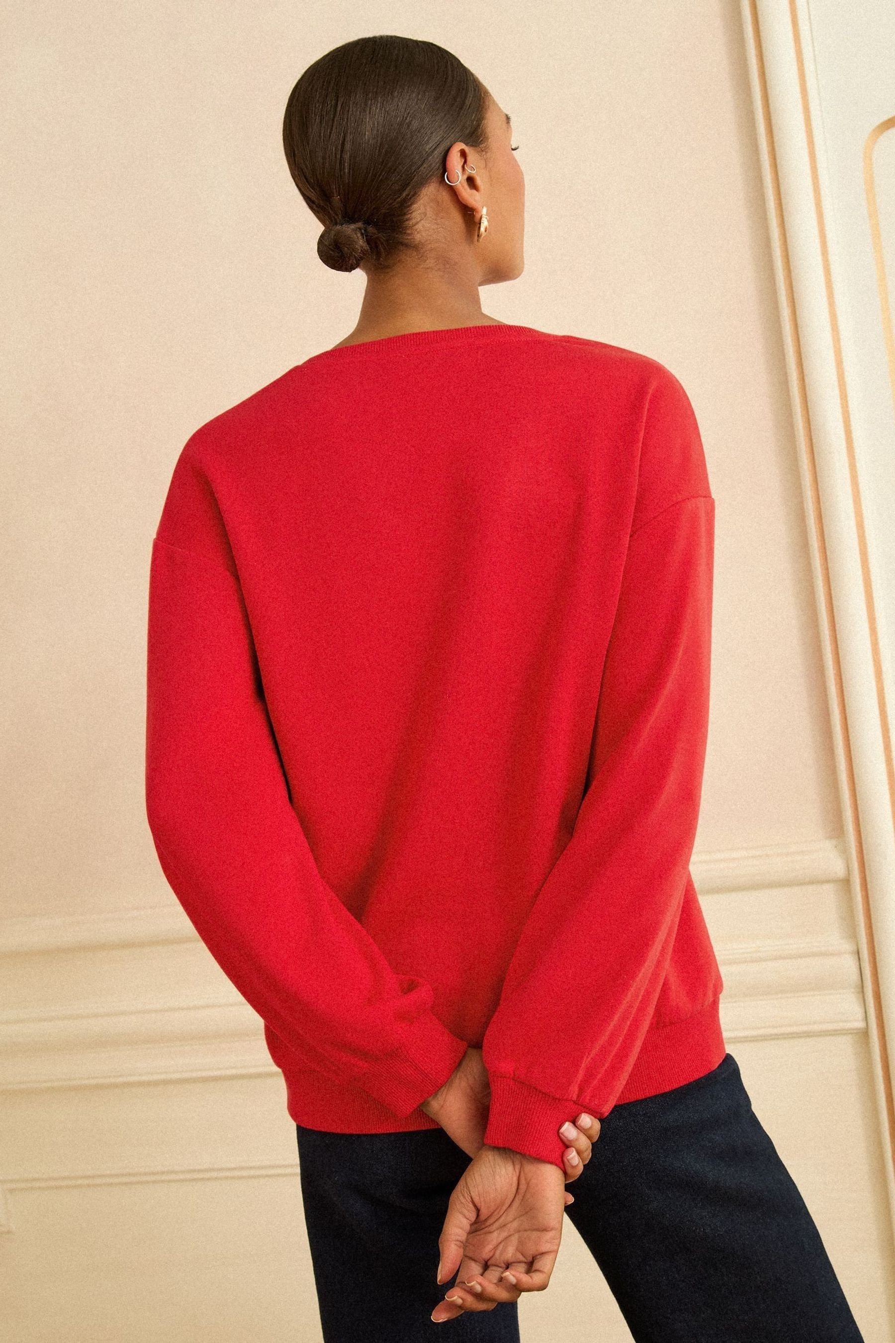 Love & Roses Sweater Love & Roses Sweatshirt aus Jersey, Regular (1-tlg) günstig online kaufen