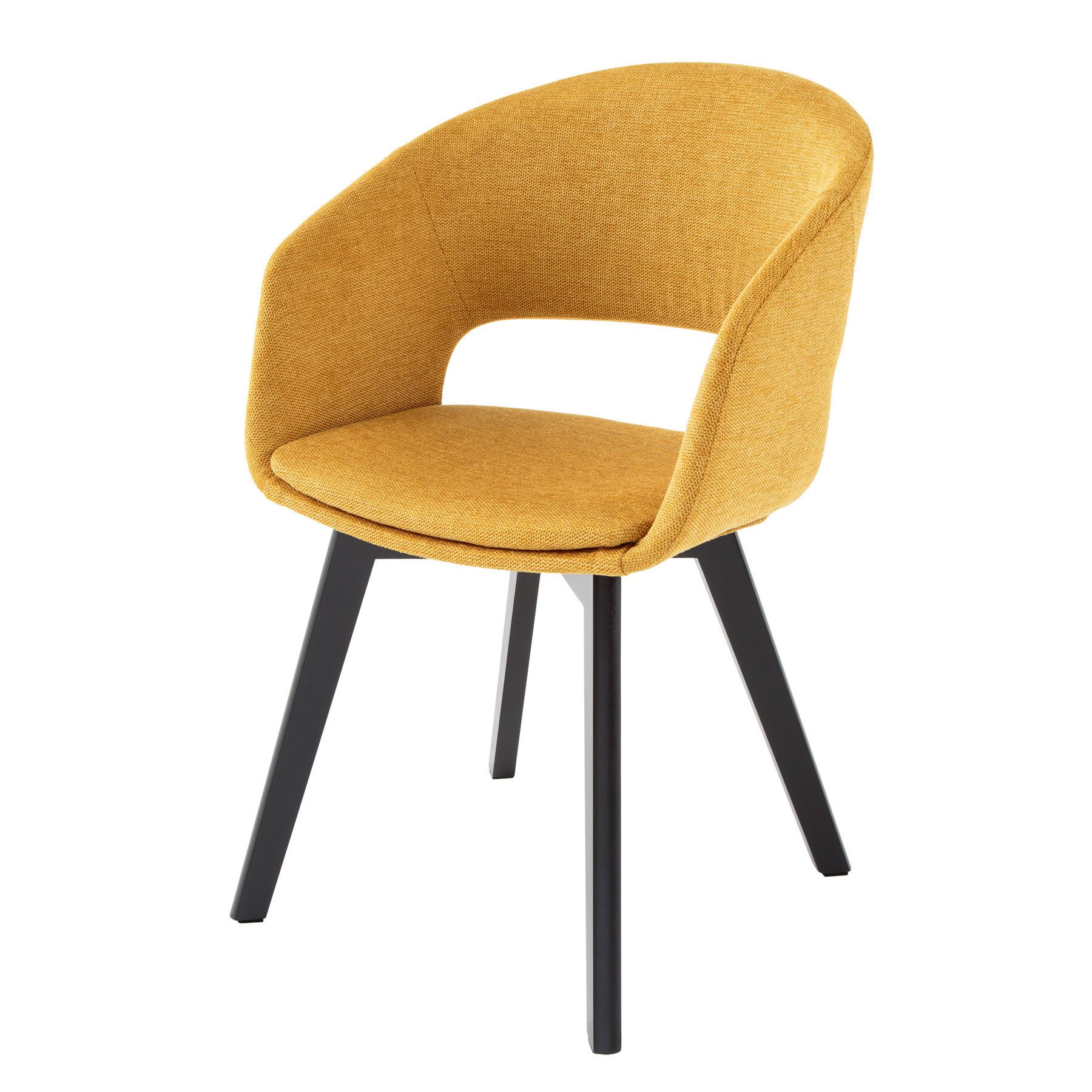 riess-ambiente Polsterstuhl NORDIC STAR senfgelb / günstig online kaufen