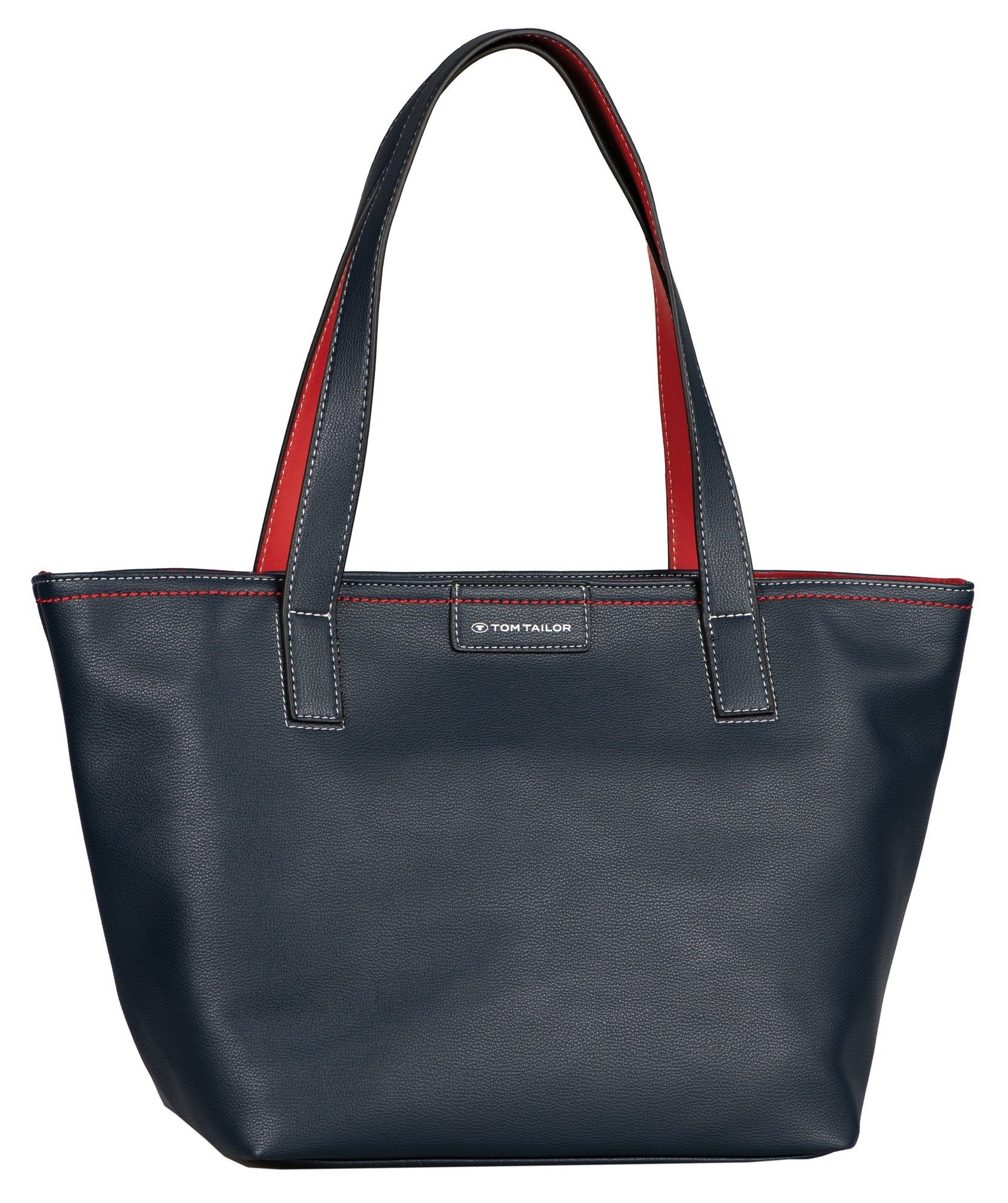 TOM TAILOR Shopper Miri Mare Zip shopper M, mit geräumigem Hauptfach marine