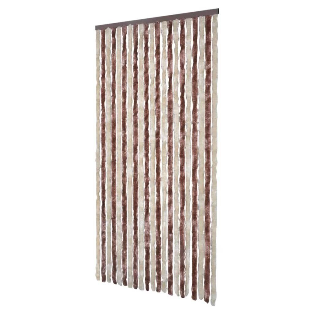 vidaXL Insektenschutz-Vorhang 100 x 220 cm Insektenschutz-Vorhang Beige und Hellbraun 100x220 Vorhan