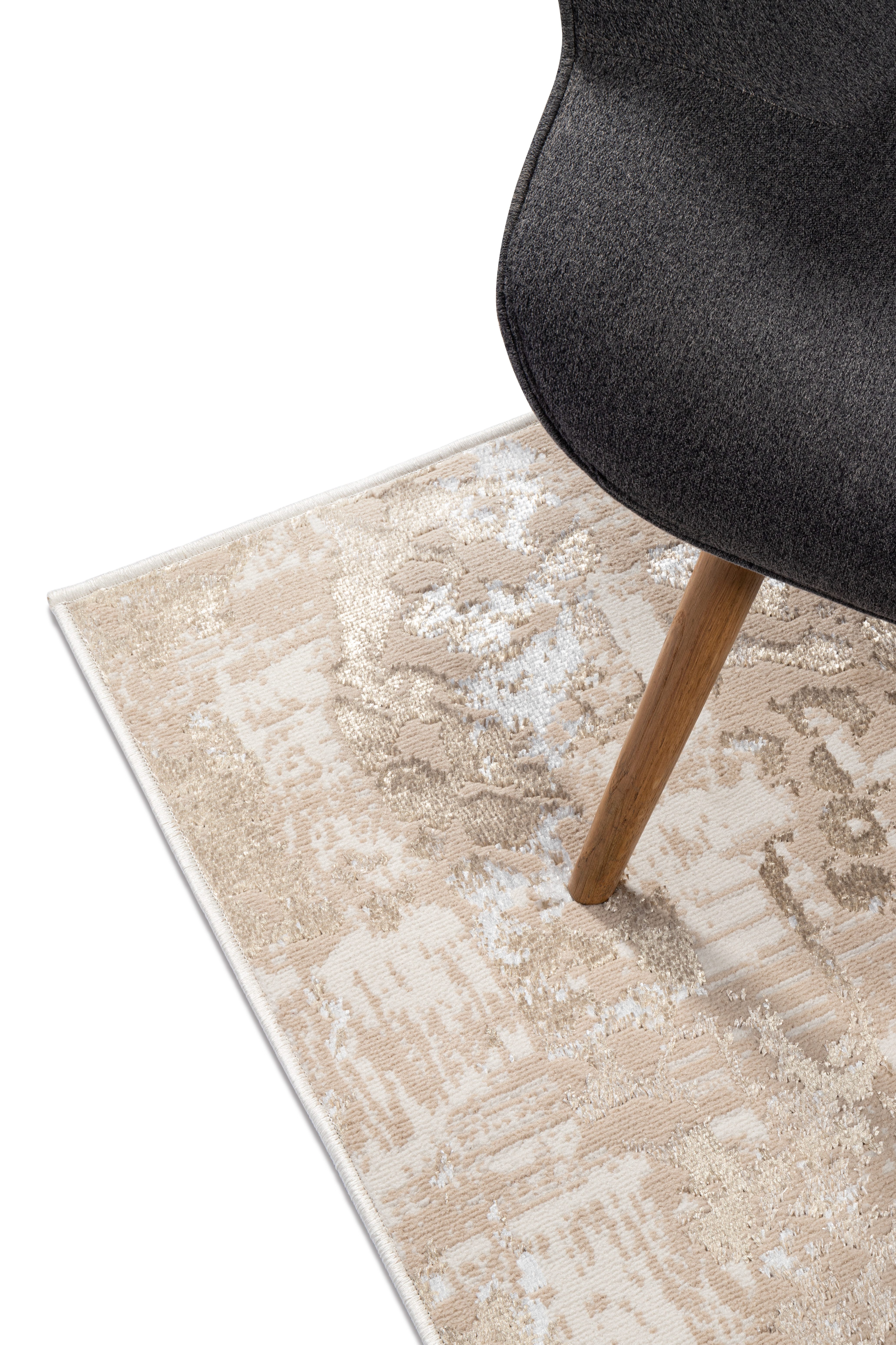 Tapiso Läufer CRYSTAL, rechteckig, Höhe: 8 mm, Langer Korridor-Läufer Schimmereffekt, pflegeleicht, Flur Schlafzimmer
