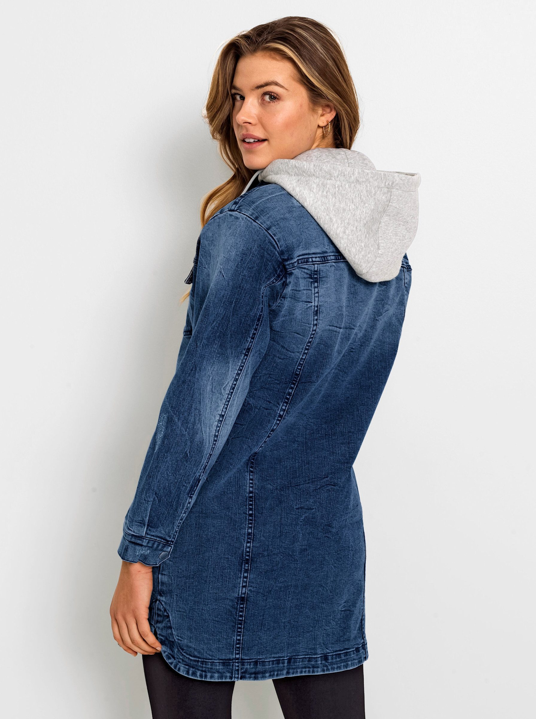 Witt Allwetterjacke Jeans-Parka Langarm günstig online kaufen