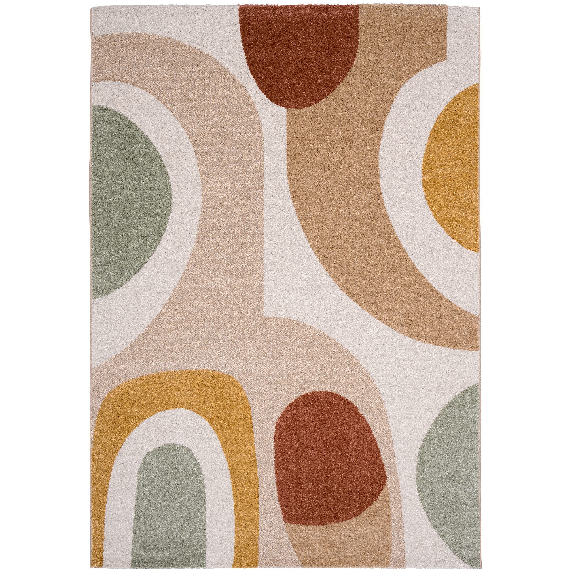 Pergamon Designteppich Designer Teppich Faro Retro, Rechteckig, Höhe: 11 mm günstig online kaufen