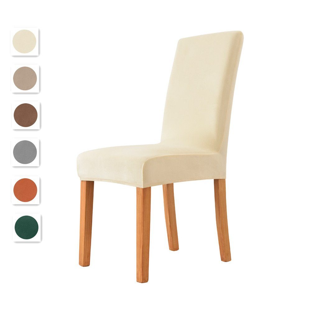 XDeer Stuhlhusse Stuhlhussen,Stretch Stuhlhusse Esszimmerstuhl Hussen, günstig online kaufen