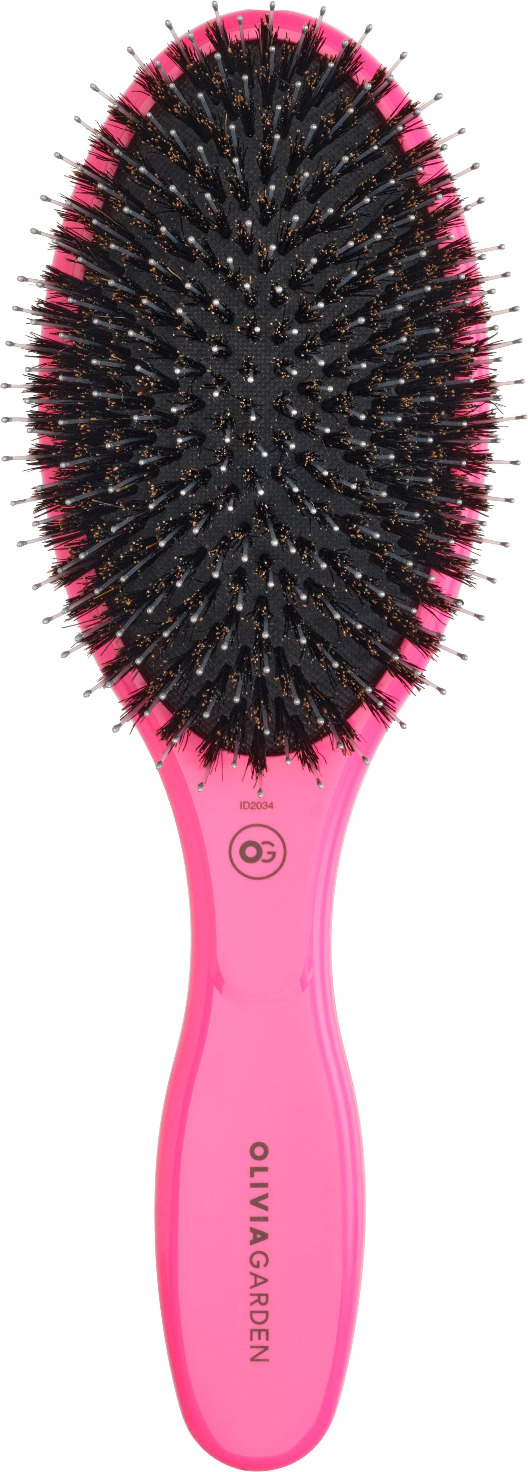 OLIVIA GARDEN Haarbürste EXPERT CARE OVAL Boar&Nylon Bristles