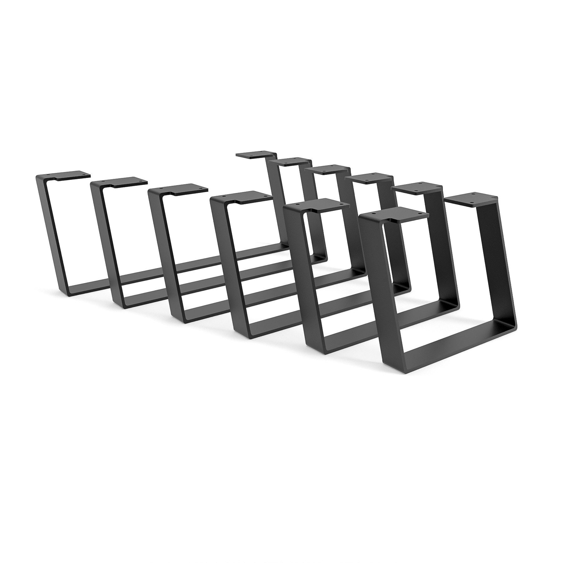 HEVVA Möbelfuß Möbelfüße MAILAND - 7 Größen 20-50 cm - Kommodenbeine, Sideboardfüße, (Set-Option: Sie können ein Set von 2 Möbelfüßen kaufen)