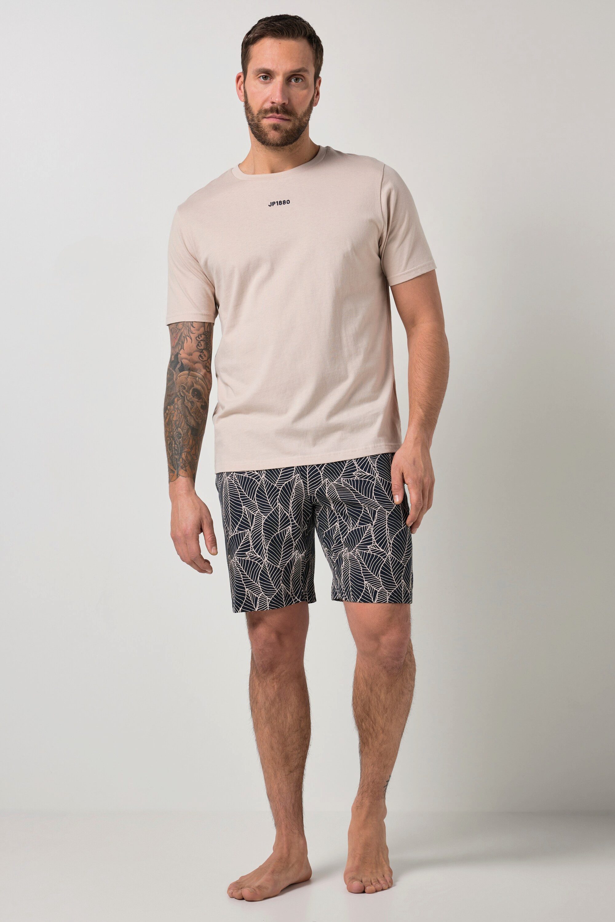 Schlafanzug Schlafanzug Homewear kurzer Zweiteiler T-Shirt