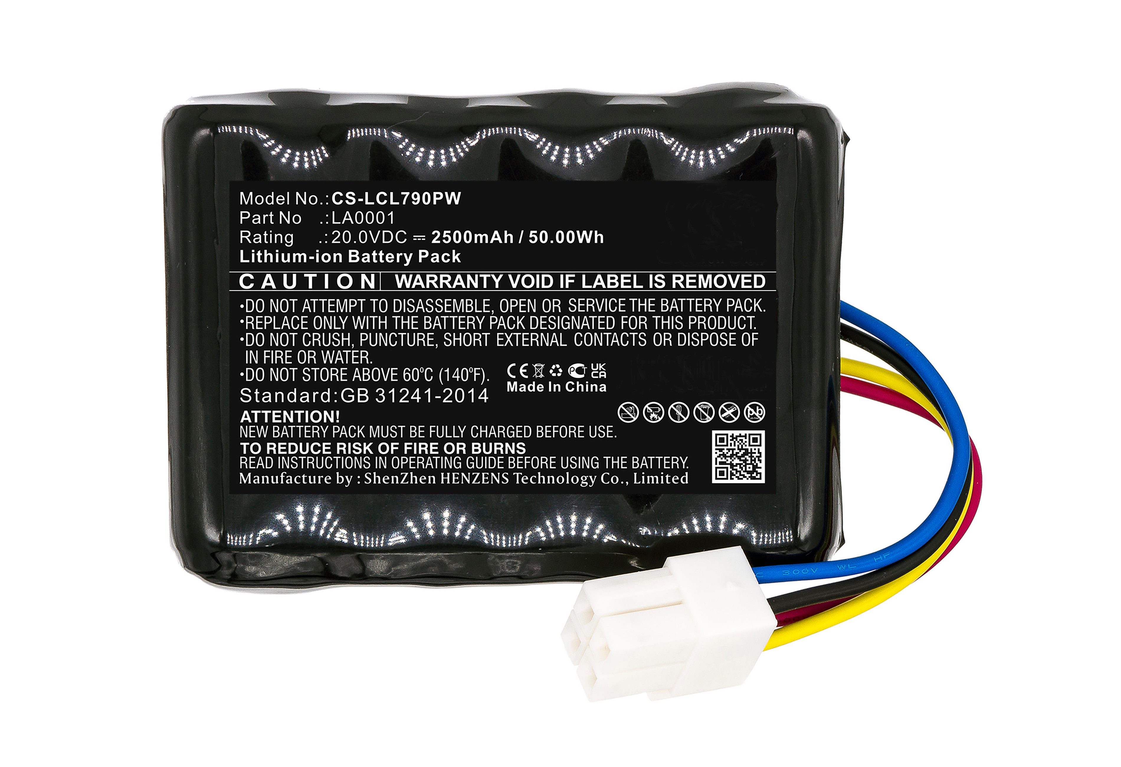 PowerSmart CS-LCL790PW Akku für Landxcape LX793 LX795 LX796 LX797 LX799 Li-ion 2500 mAh (20 V)