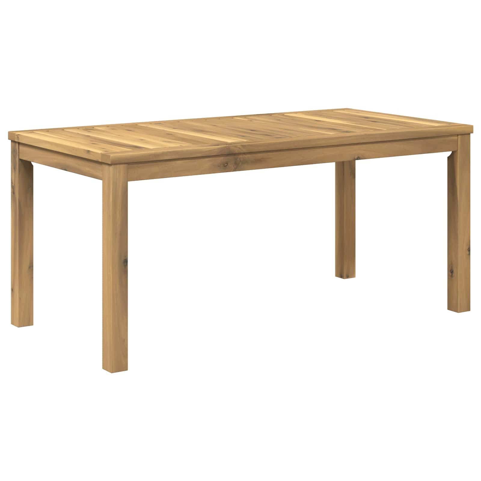 vidaXL Couchtisch Couchtisch Weiß 50 x 100,5 x 45 cm Massivholz (1-St)