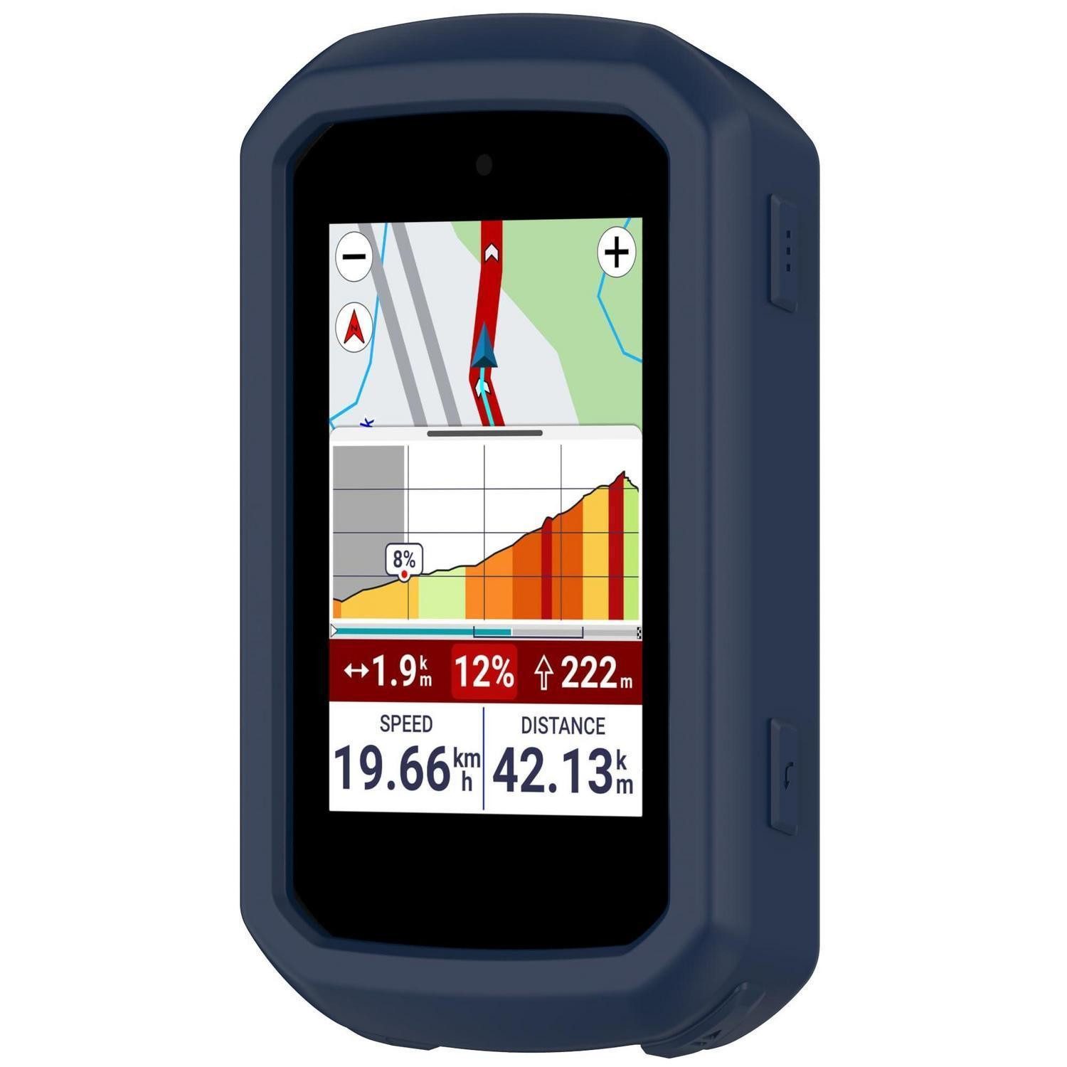 LuxusKollektion Bumper Schutzhülle Blau für Garmin Edge 850/550