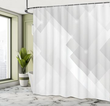 Abakuhaus Duschvorhang Moderner Digitaldruck mit 12 Haken auf Stoff Wasser Resistent Breite 175 cm, Höhe 180 cm, Abstrakt Perspektive Stripes