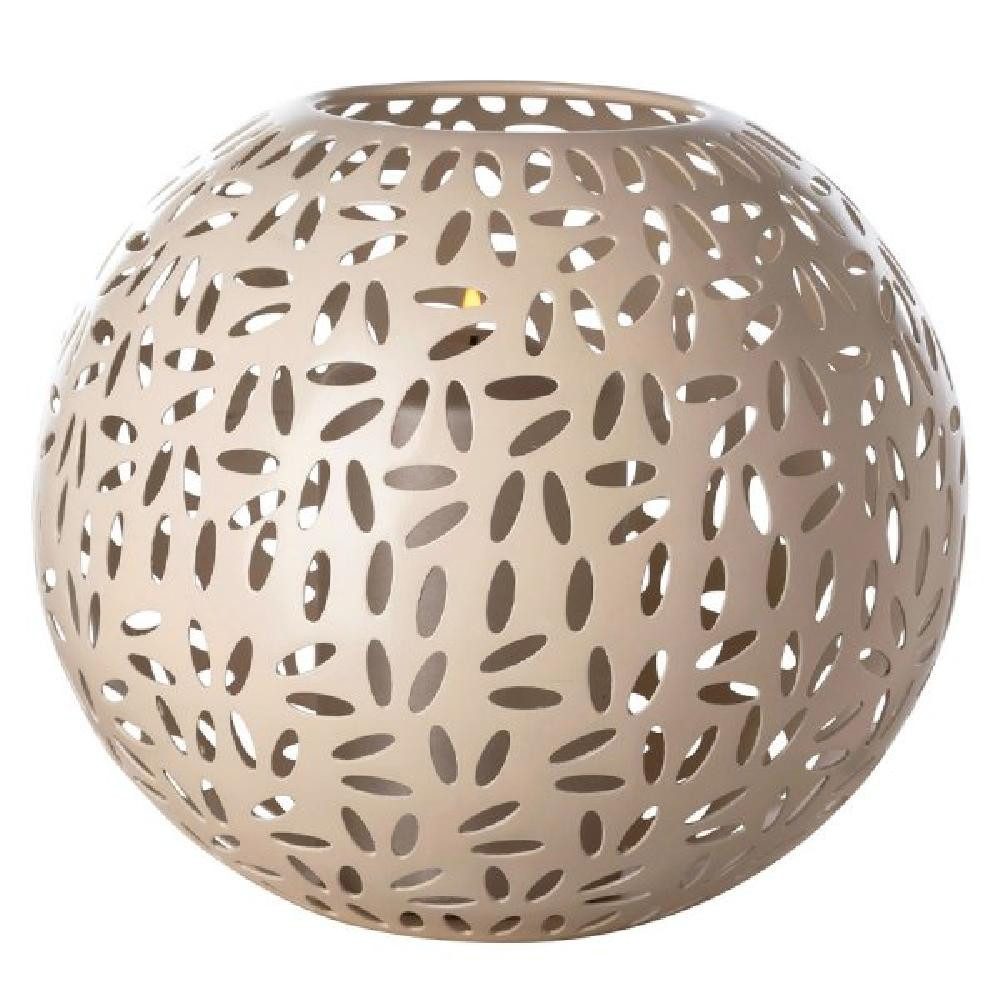 Fink Kerzenhalter Windlicht Daria Taupe (24cm)