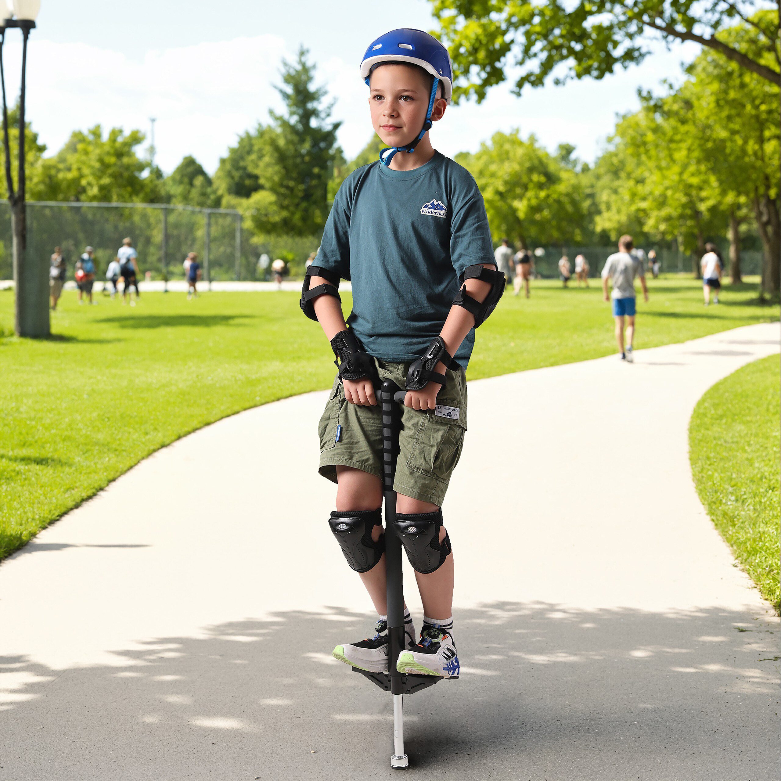 relaxdays Hüpfspielzeug Pogo Stick für Kinder oder Erwachsene, bis 35kg günstig online kaufen