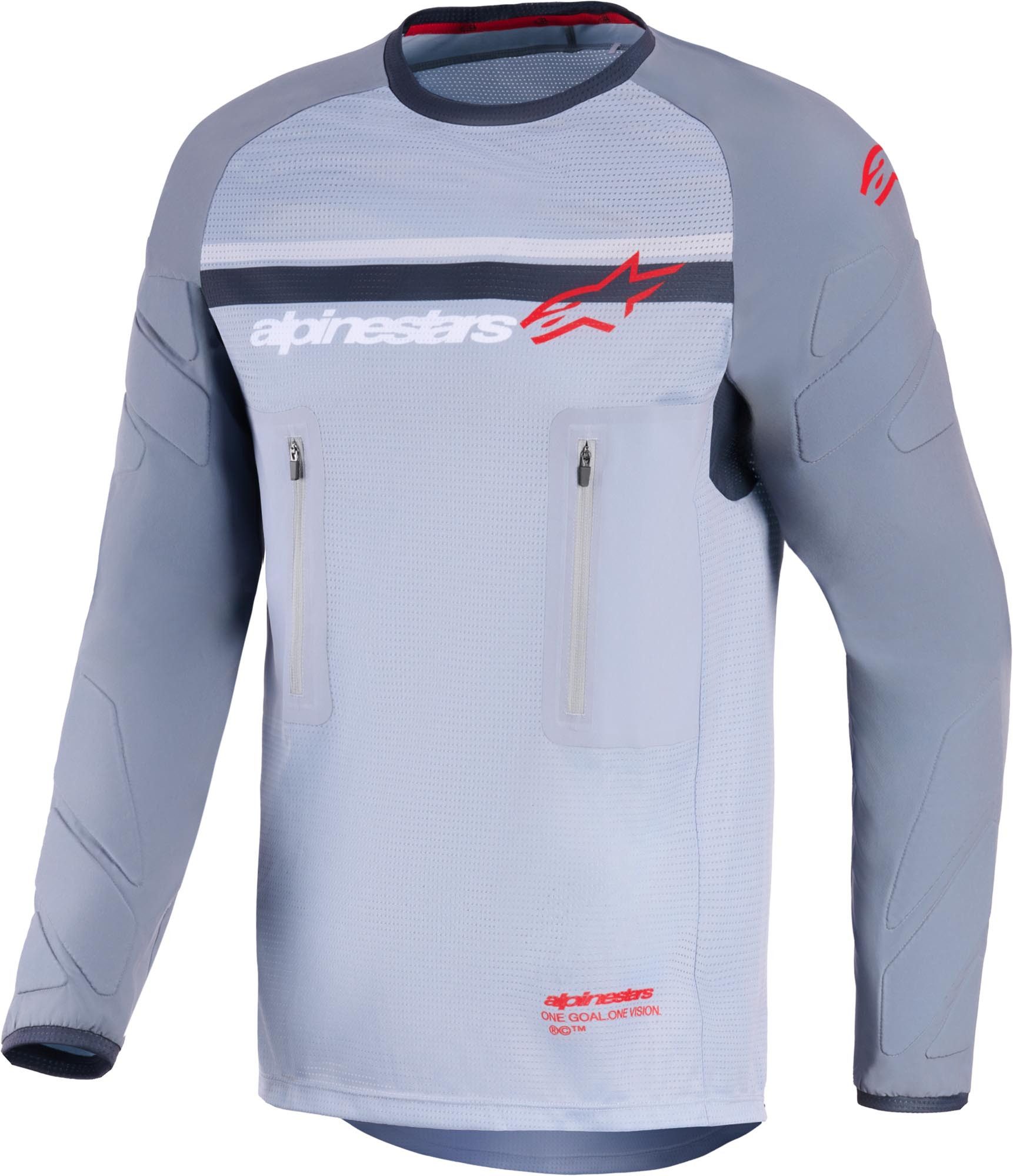 Alpinestars Motocross-Shirt Maxdura Dual Motocross Jersey Airbag vorbereitet,kühlend