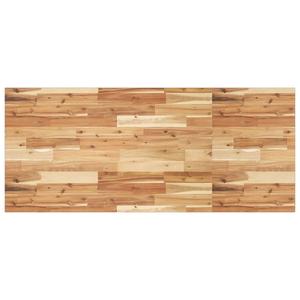 vidaXL Tischplatte 140 x 60 x 2 cm Tischplatte Rechteckig 140x60x2 cm Massivholz Akazie