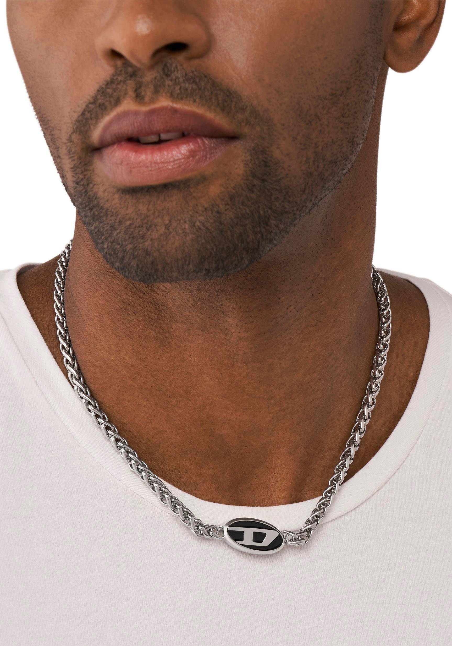 Diesel Kette mit Anhänger Schmuck Edels...