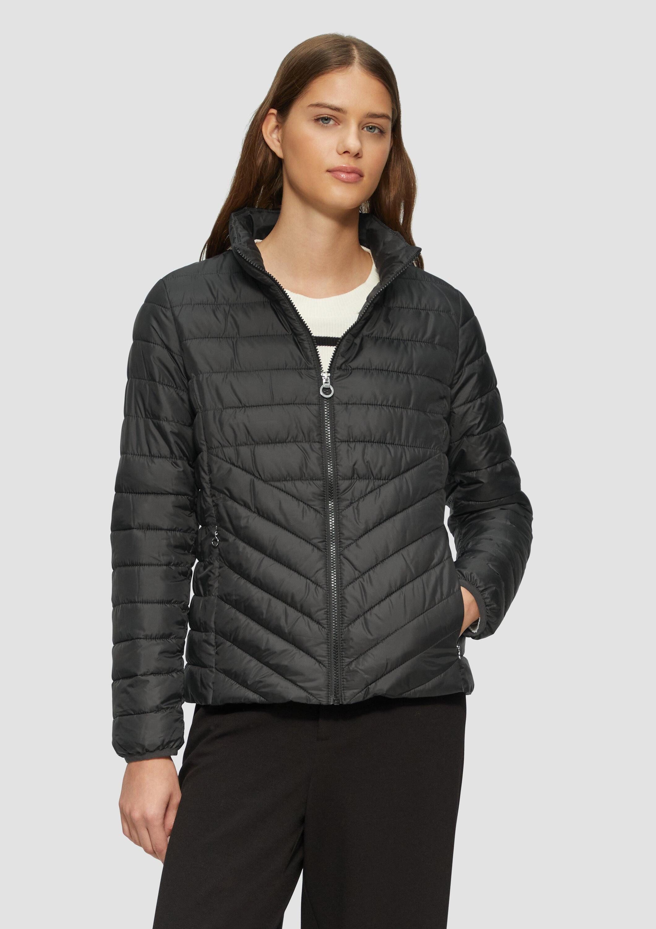 s.Oliver Funktionsjacke Outdoor-Jacke Packbare leichte Steppjacke mit Stehk günstig online kaufen