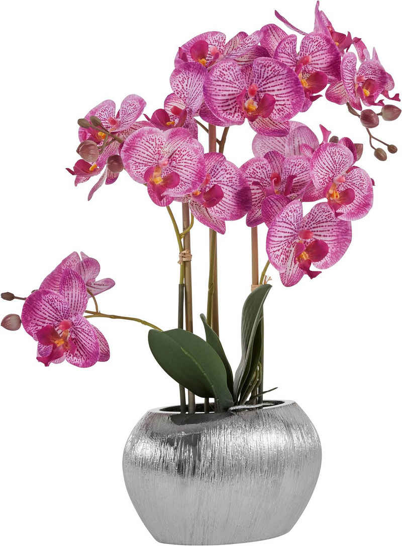 Kunstpflanze Orchidee, Home affaire, Höhe 55 cm, Kunstorchidee, im Topf