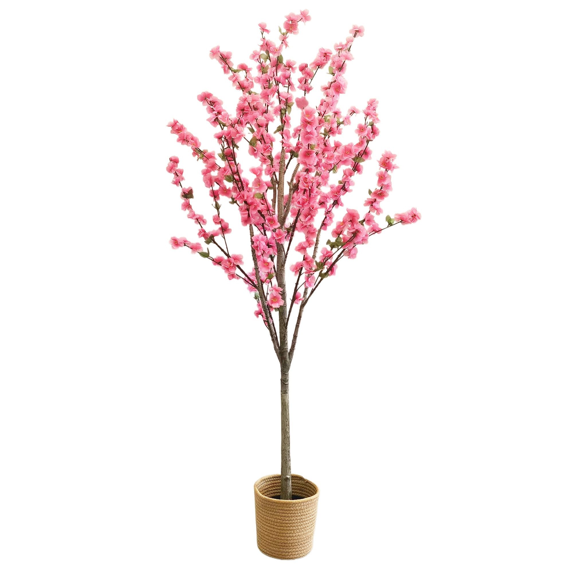 Kunstbaum Kunstpflanzen groß Kunstblumen künstliche Pflanzen 150 cm mit Korb