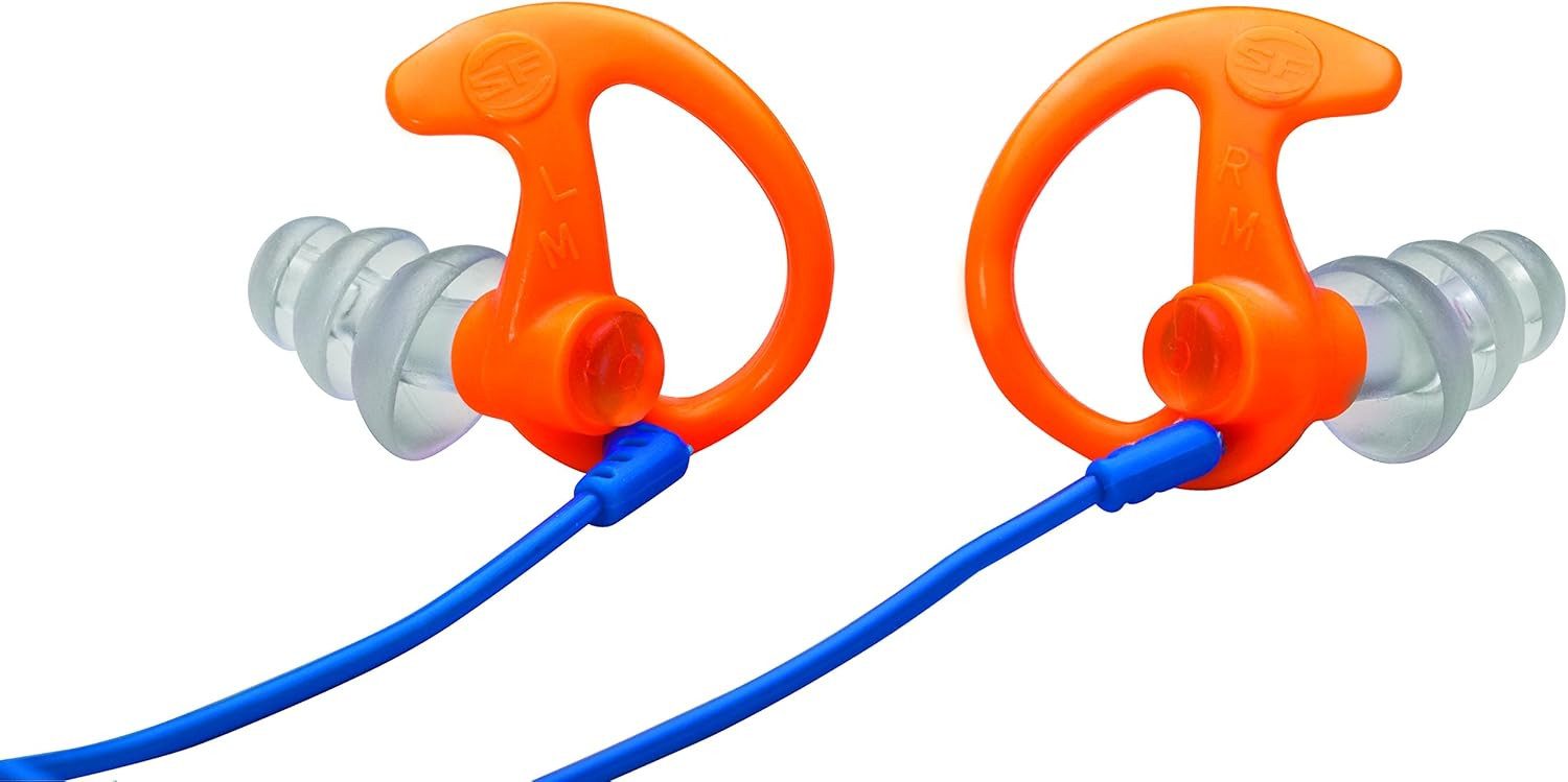 Surefire Schwimm-Ohrstöpsel Surefire Gehörschutz Sonic Max, orange/blau, M, EP5-OR-MPR