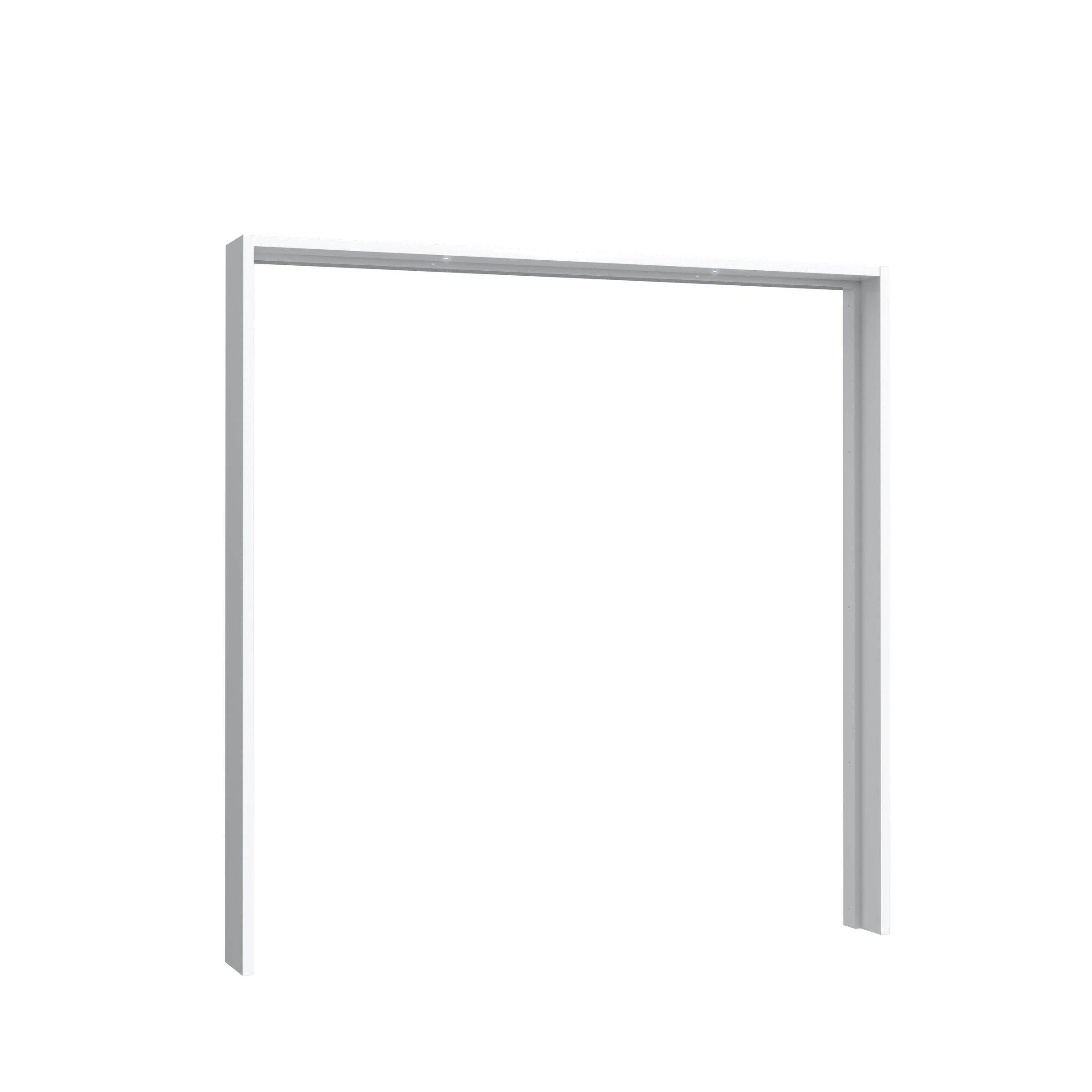 Passepartout in Weiss Glanz - 210,9x215,1x23,8cm (BxHxT)