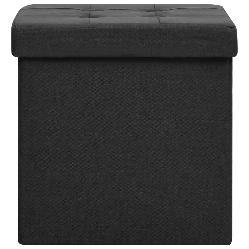 vidaXL Hocker Hocker mit Stauraum Schwarz günstig online kaufen