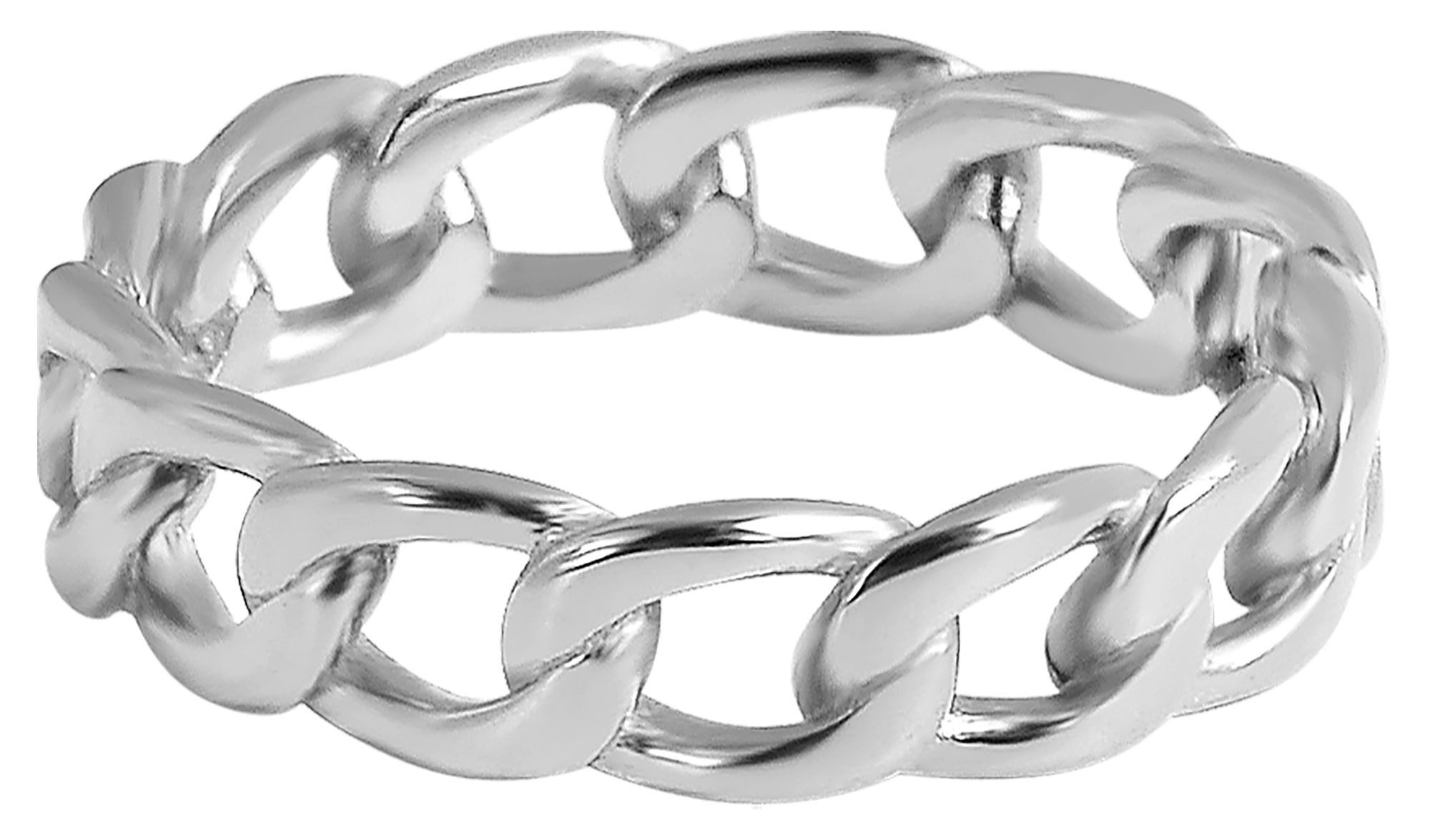 AKZENT Fingerring Silvana Edelstahl silber Damen, Damen Ring günstig online kaufen