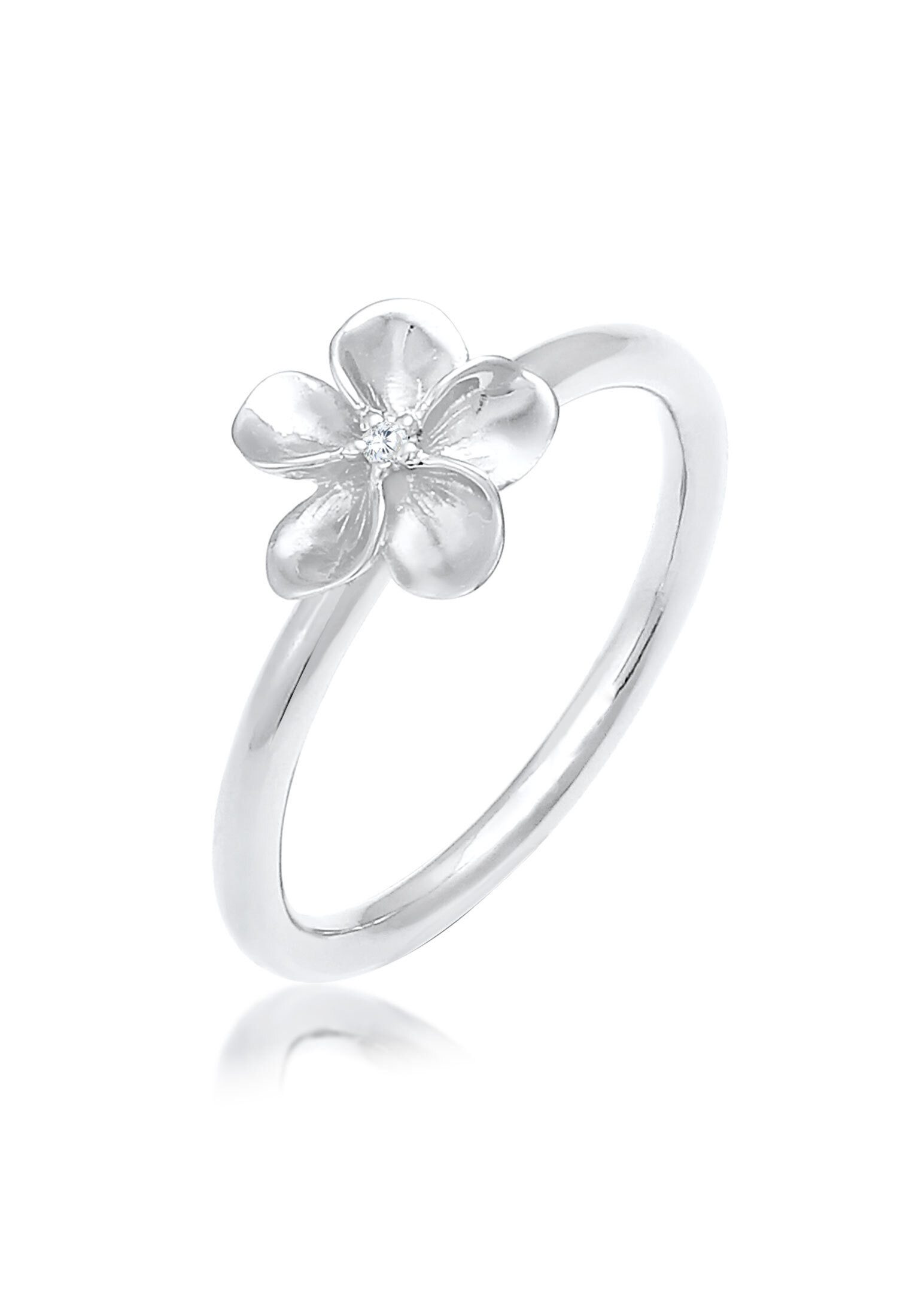 Nenalina Fingerring Frangipani Blüte Blume Zirkonia günstig online kaufen