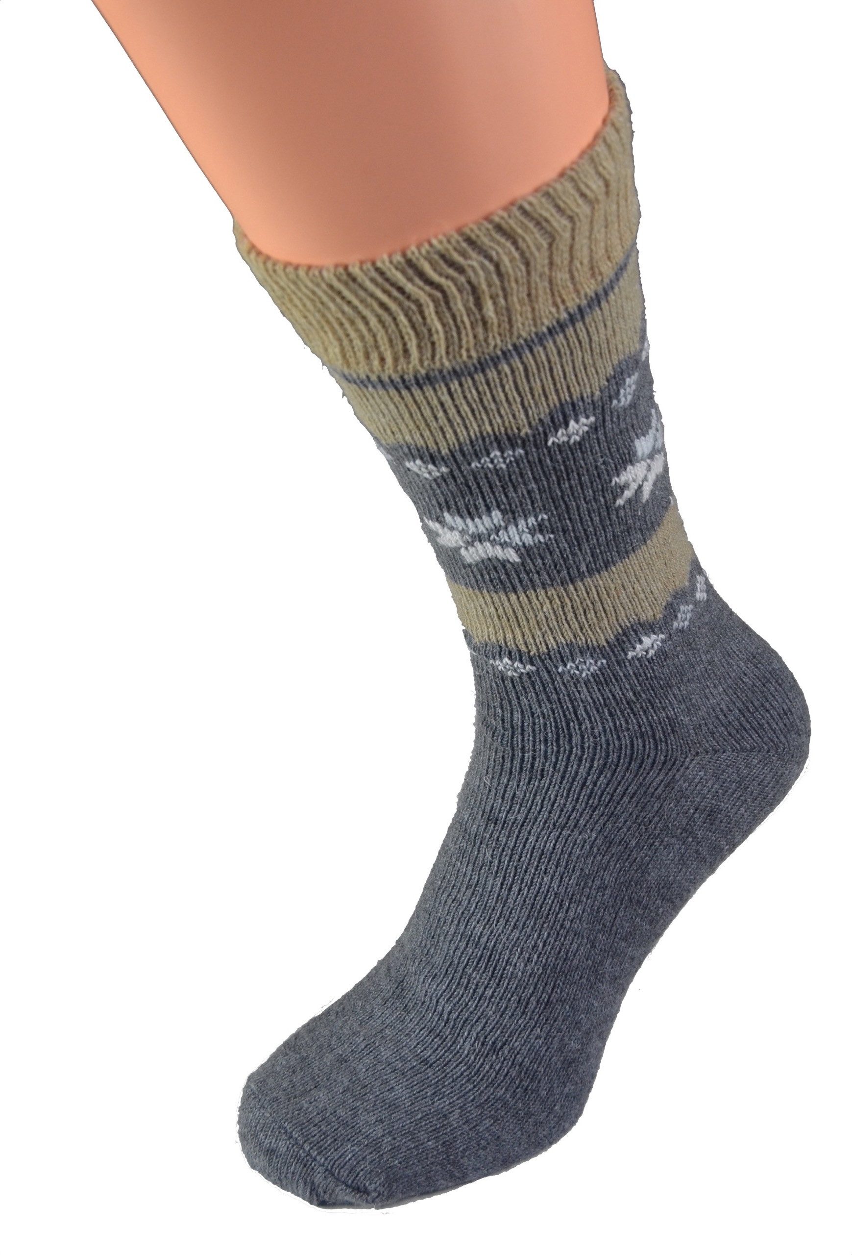 Cocain underwear Skisocken Alpaka Socken Herren Damen farbig warme Woll-Socke Wolle Thermo bunt (4-Paar) Alpaka Wollsocken für Männer und Frauen