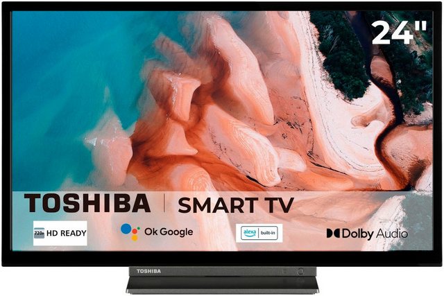 Toshiba 24WL3C63DA/2 LED-Fernseher (60 cm/24 Zoll, HD-ready, Smart-TV)