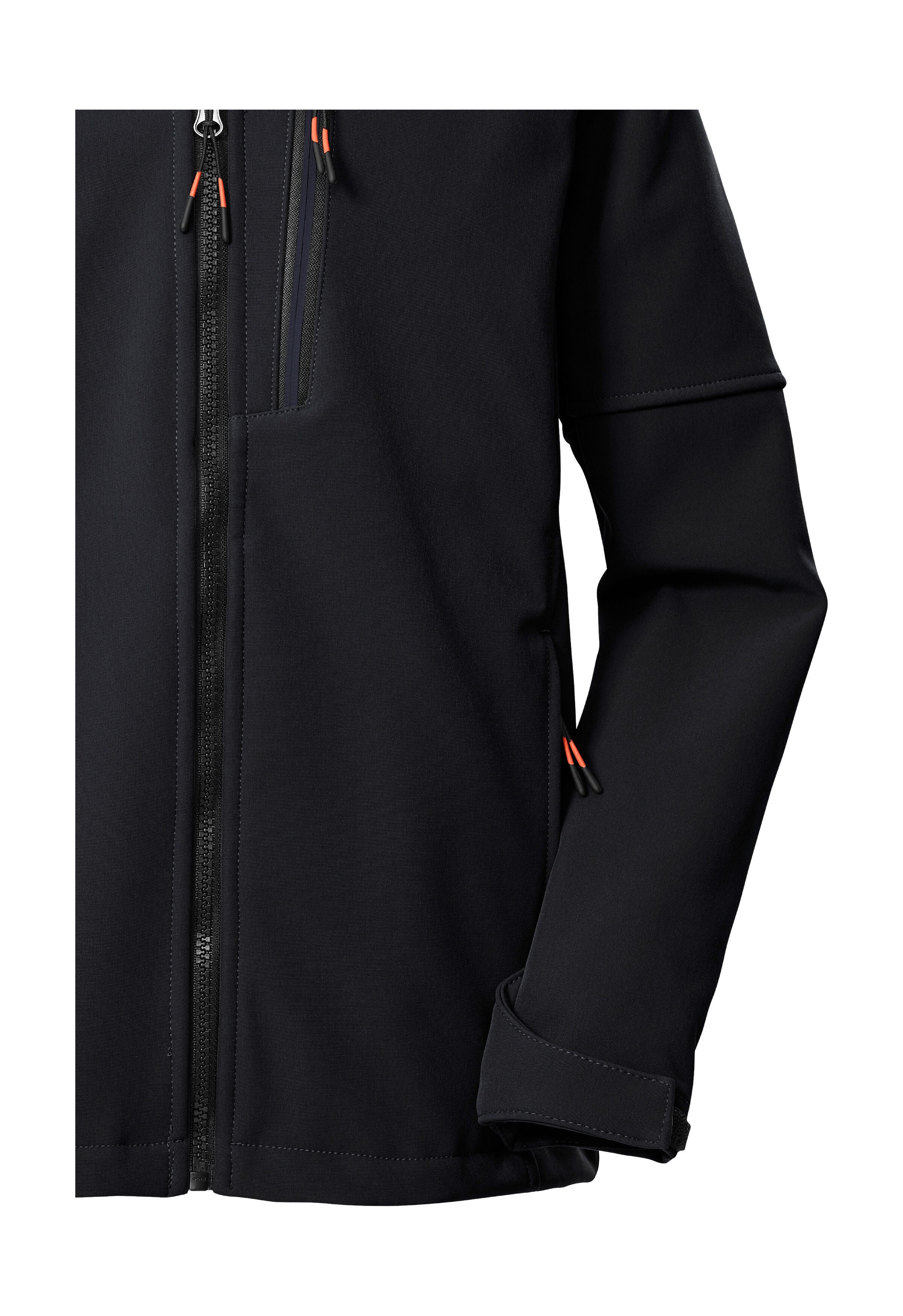 Killtec Softshelljacke KOW 226 BYS SFTSHLL JCKT Wind- und wasserabweisende Kinder-Softshelljacke, Fleece, Reflektoren