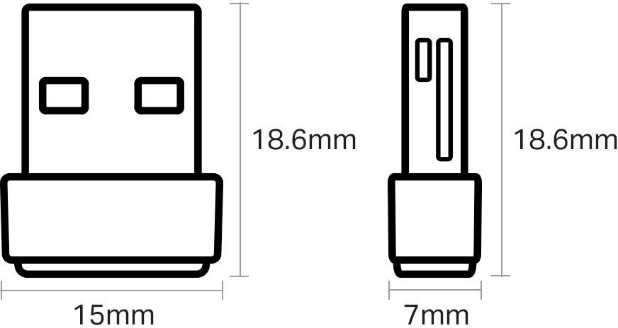 USB Nano TP-Link T2U USB-Adapter Archer