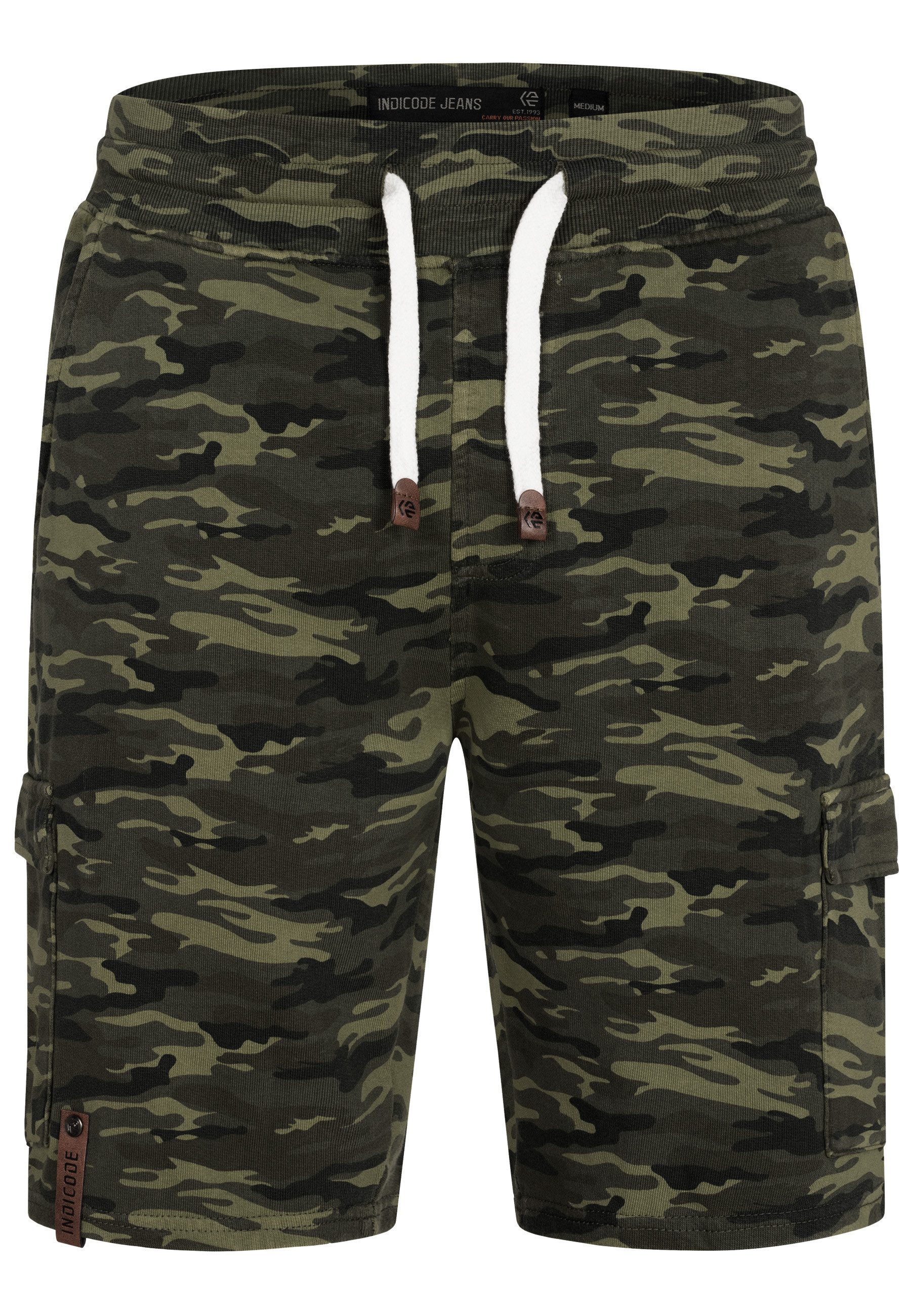 Indicode Sweatshorts Herren White Rock Sweat Shorts Herrenshorts aus 100 % günstig online kaufen