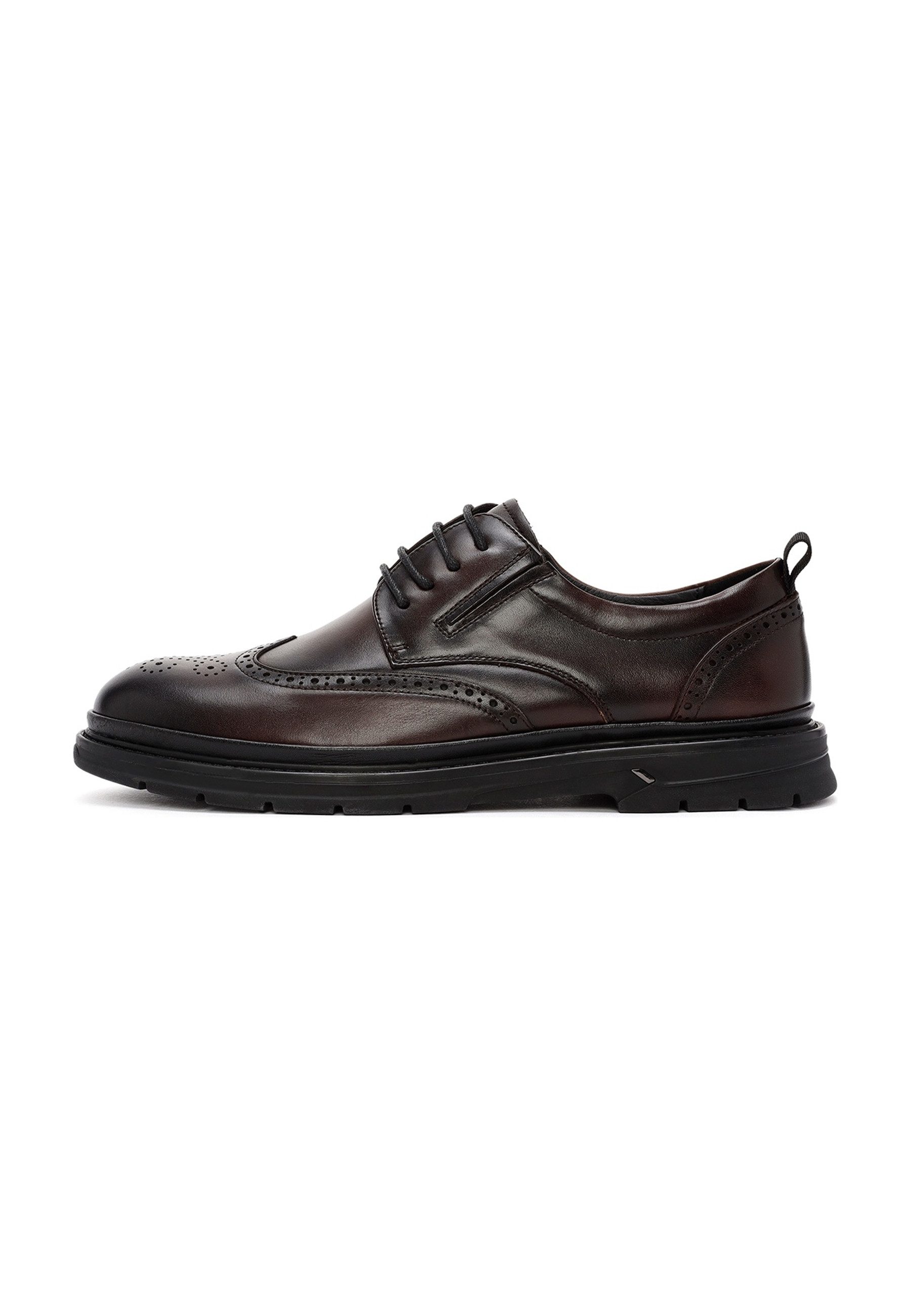 Derimod Leder Brogues Schnürschuh
