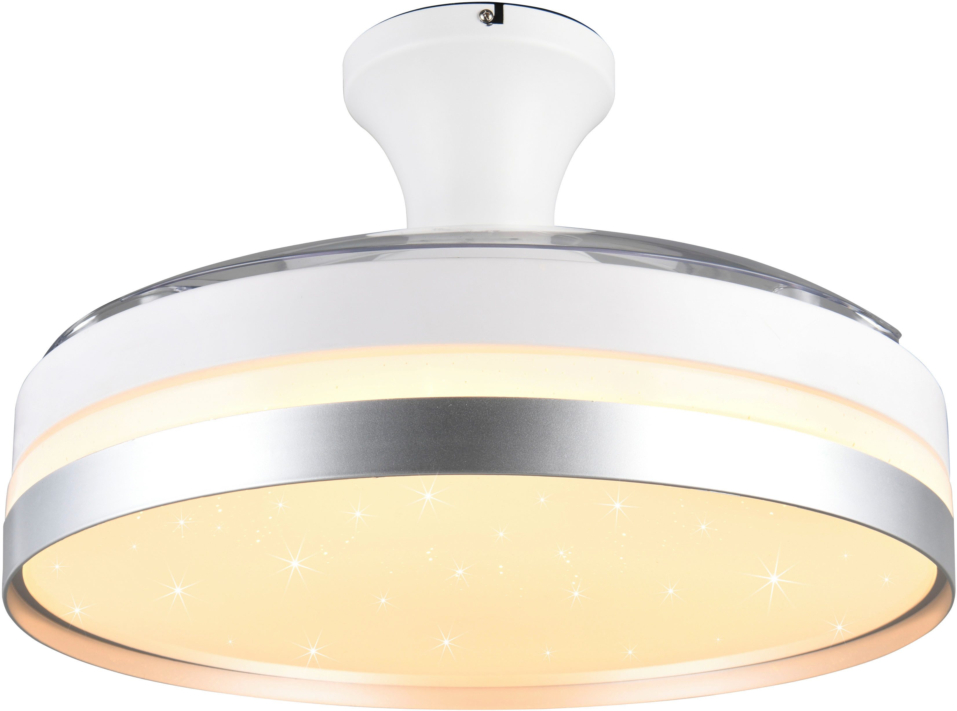 Reality Leuchten LED Deckenleuchte LINDBERG Deckenventilator günstig online kaufen