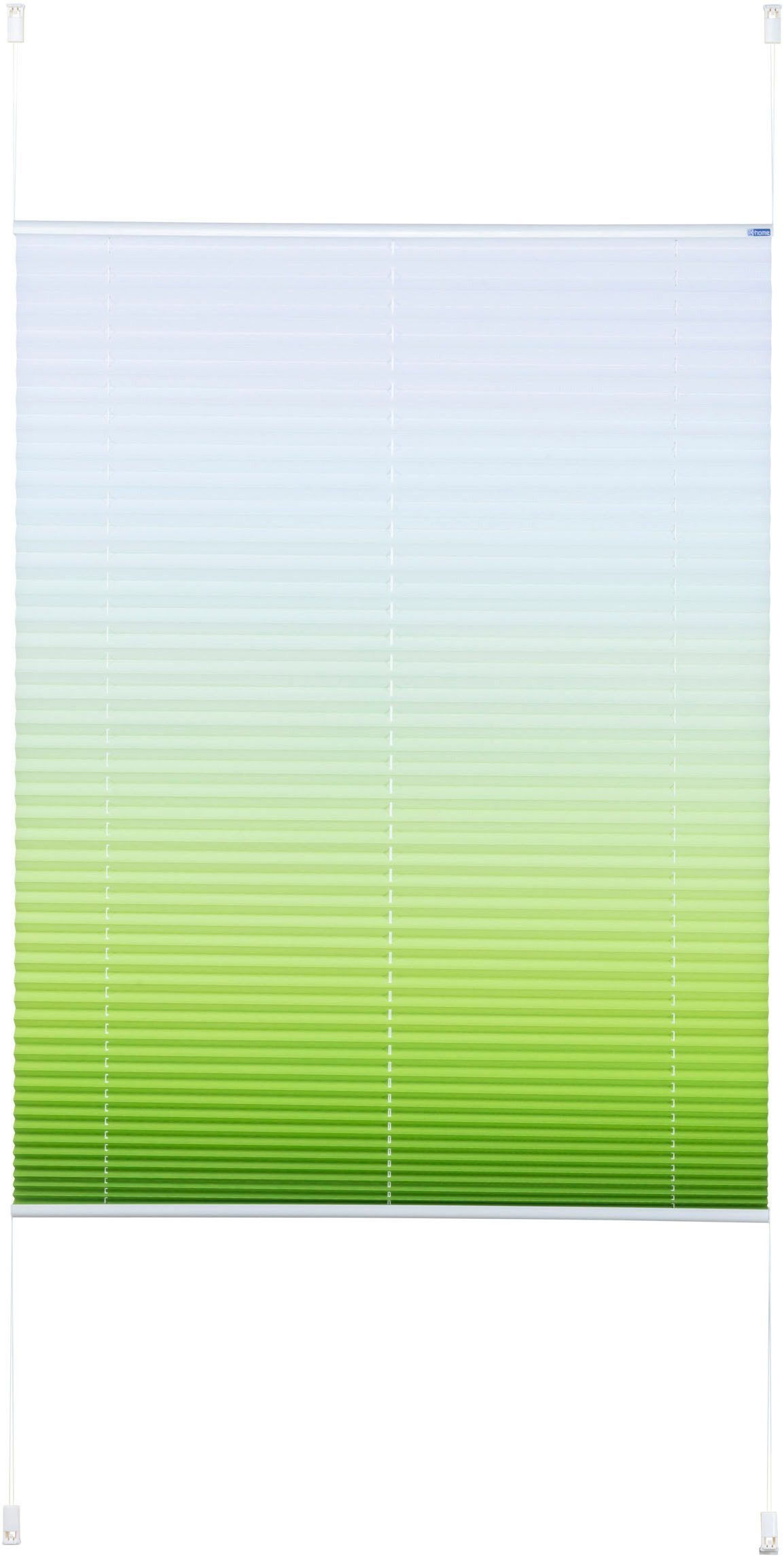K-HOME Plissee Farbverlauf Sunrise, Lichtschutz, ohne Bohren, verspannt, Kl günstig online kaufen