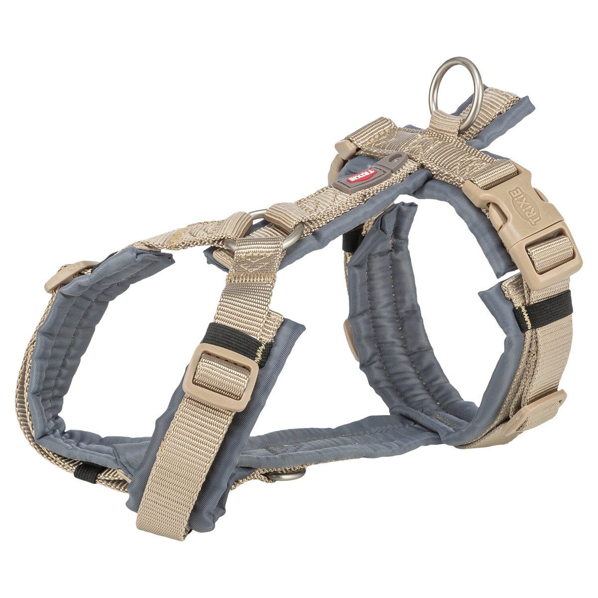 TRIXIE Hunde-Geschirr Premium Trekking Geschirr sand/grafit günstig online kaufen